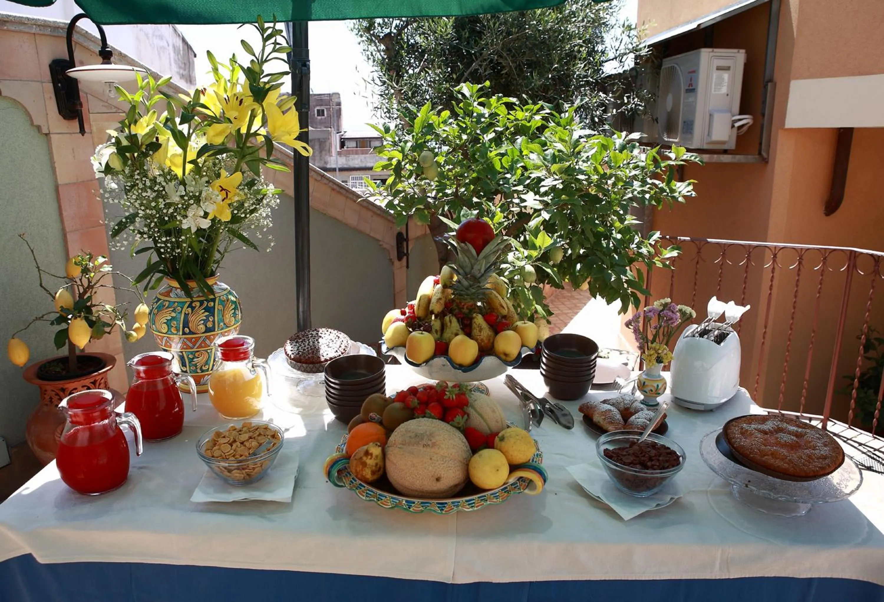 Food close-up in Villa Cristina