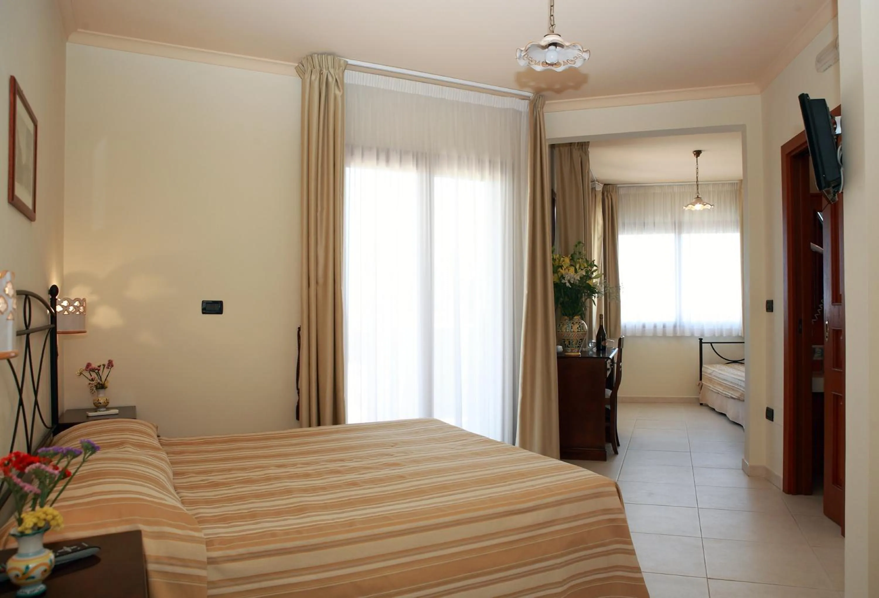 Bedroom, Bed in Villa Cristina