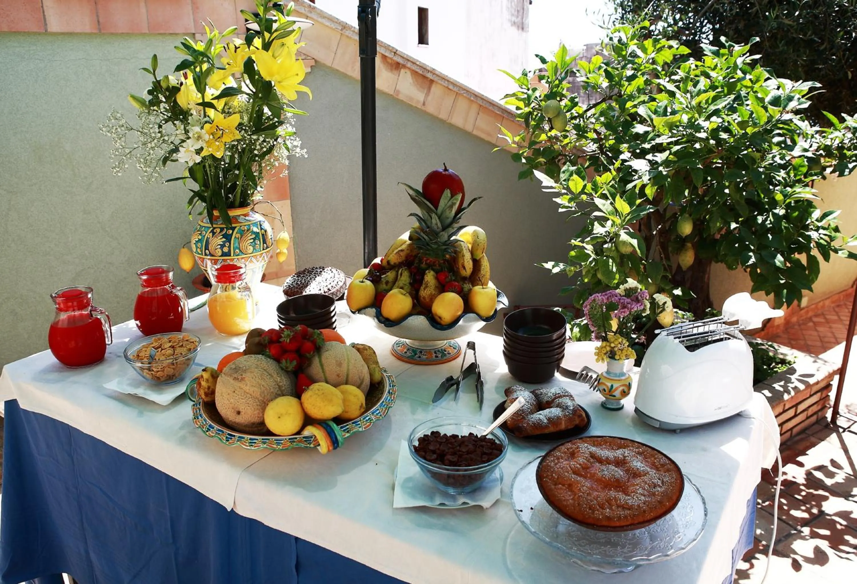Food close-up in Villa Cristina