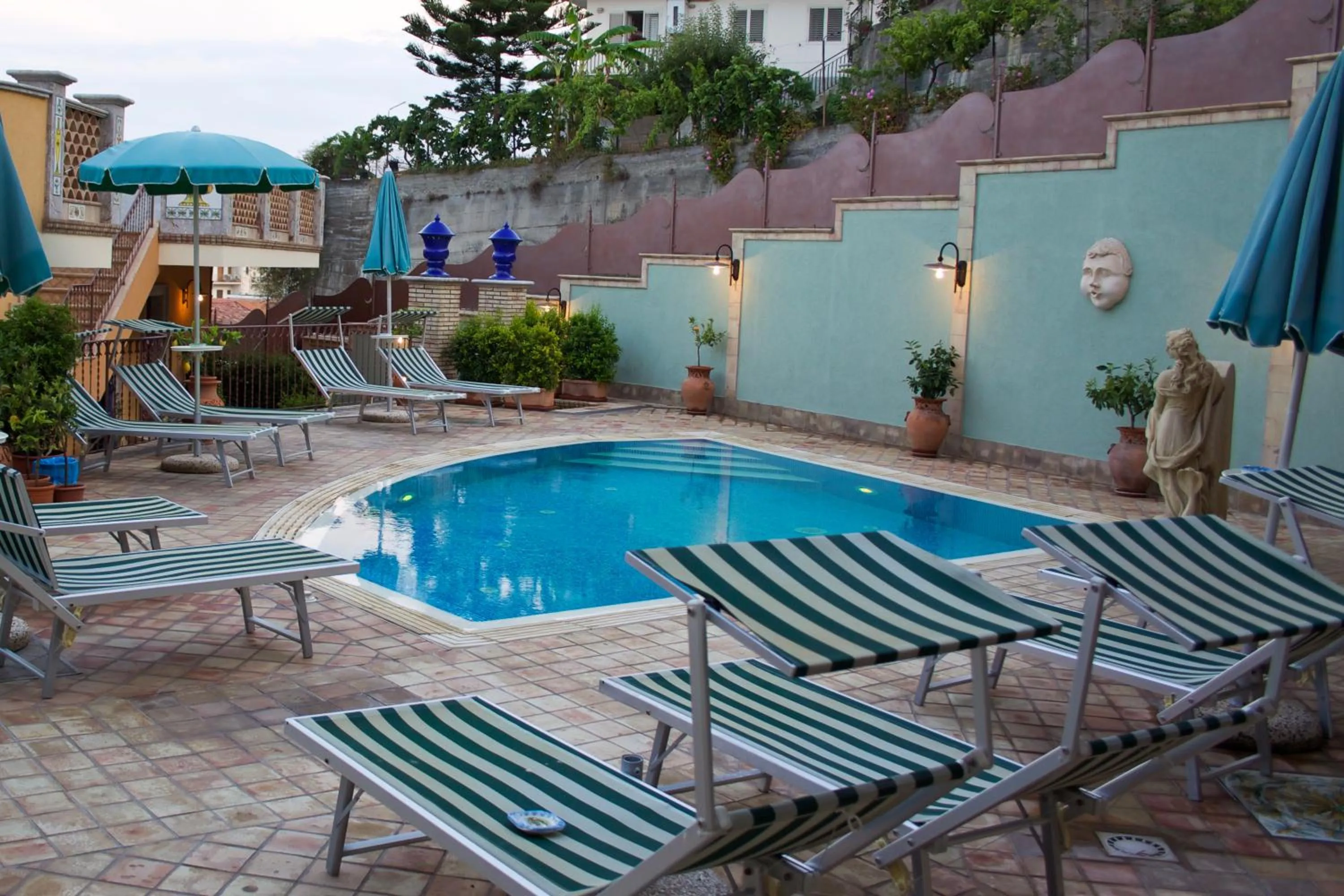 Pool view in Villa Cristina