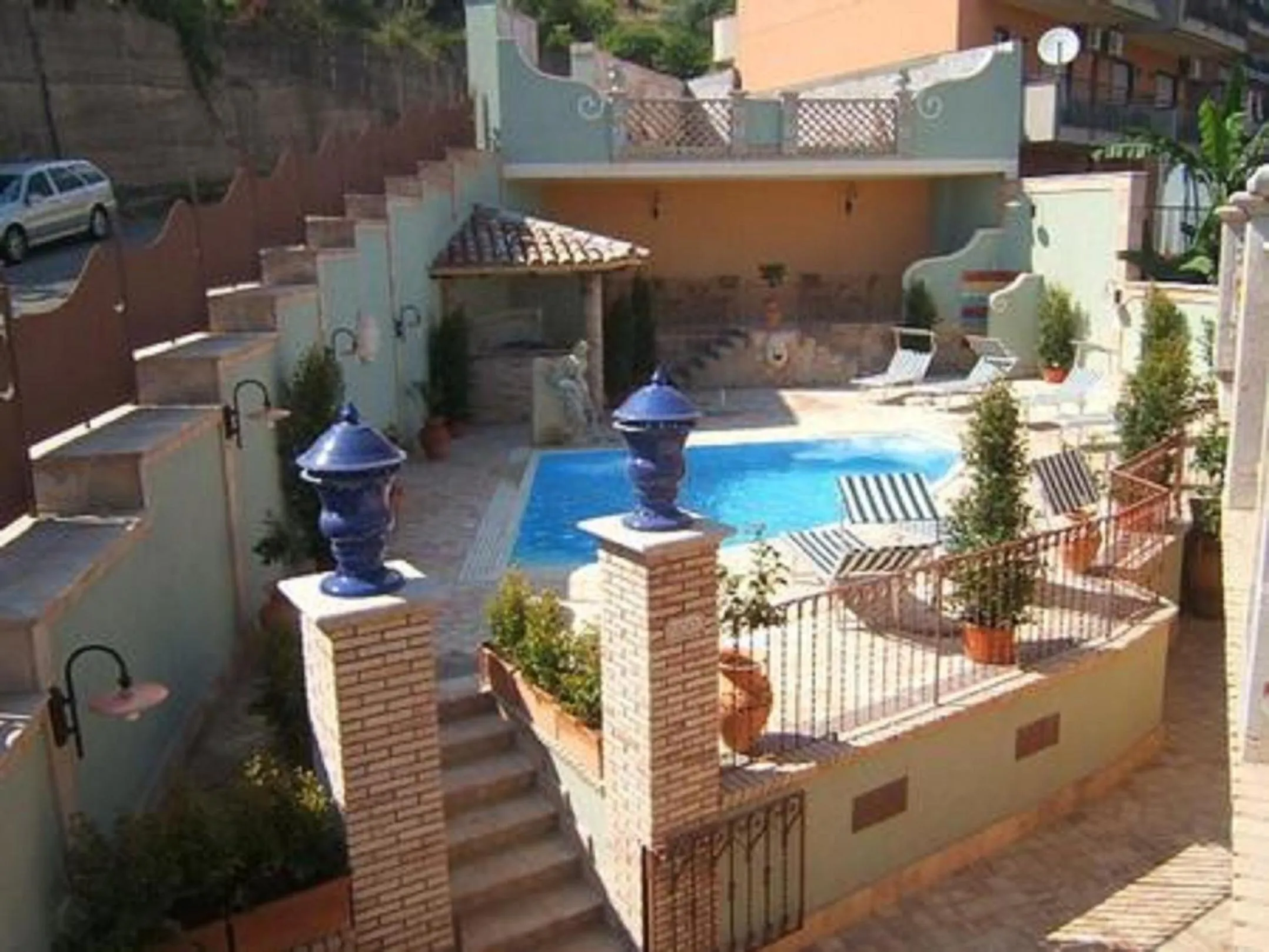 Pool view in Villa Cristina