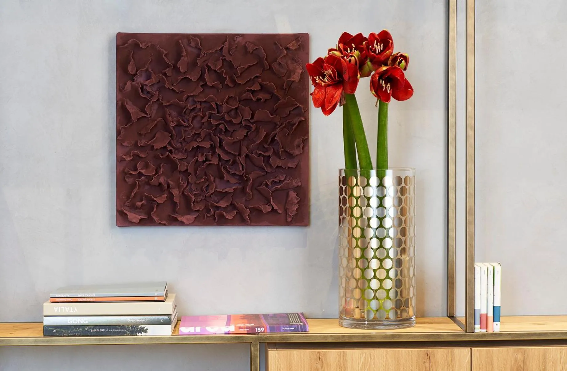 Decorative detail in Fornace Suite