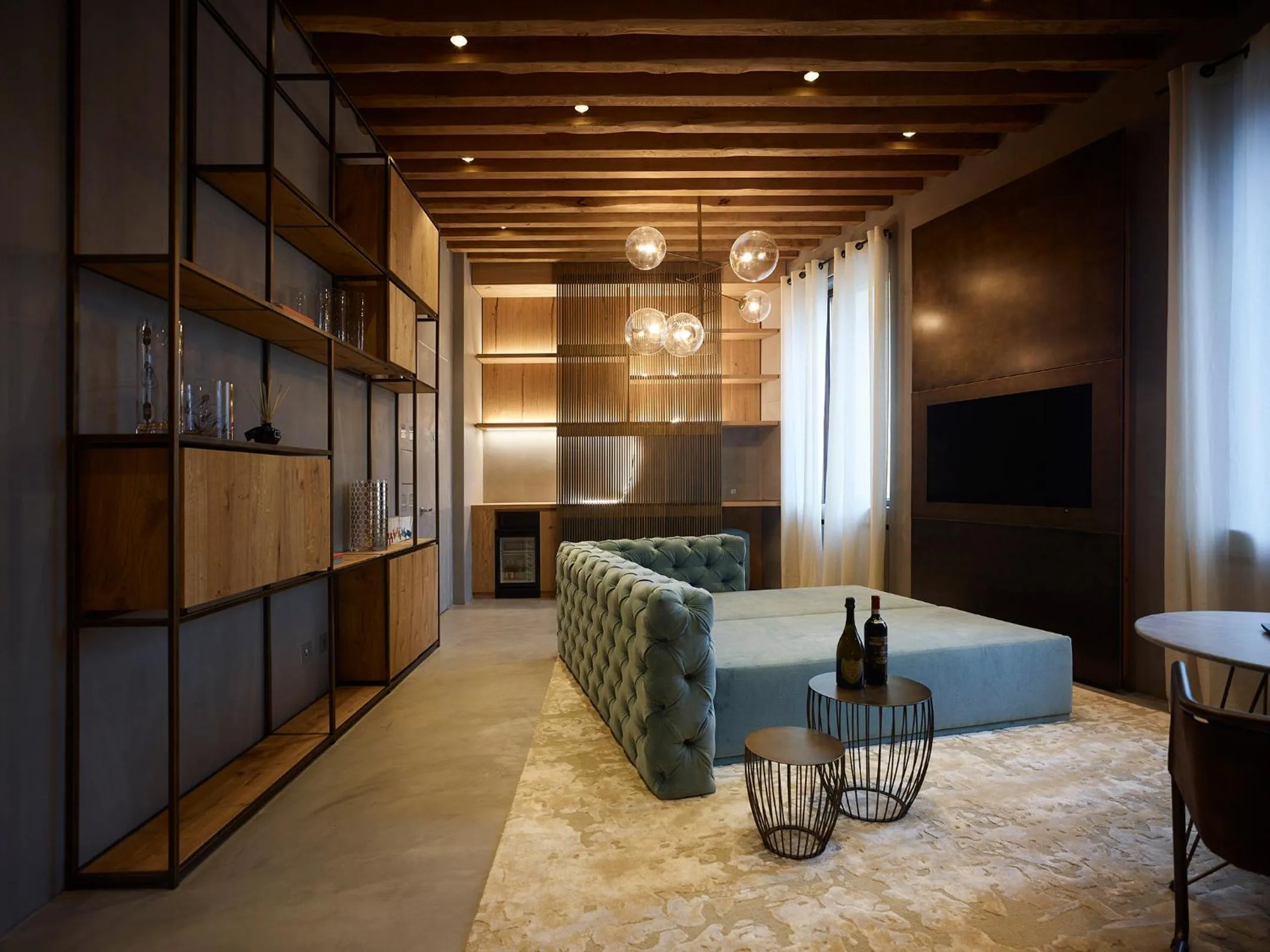 Living room in Fornace Suite