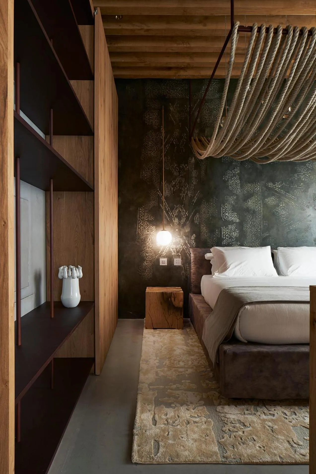 Bedroom, Bed in Fornace Suite