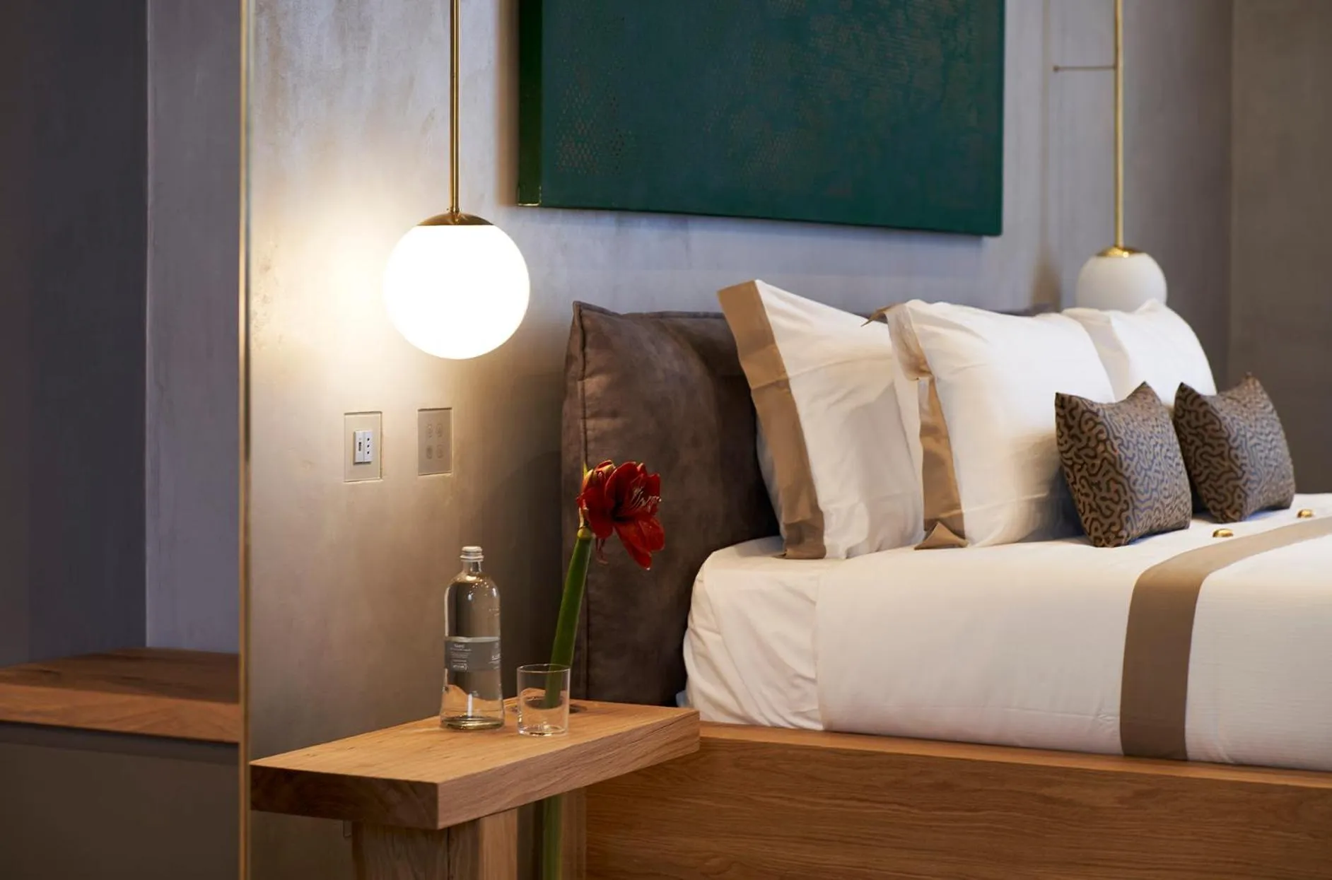 Bedroom, Bed in Fornace Suite