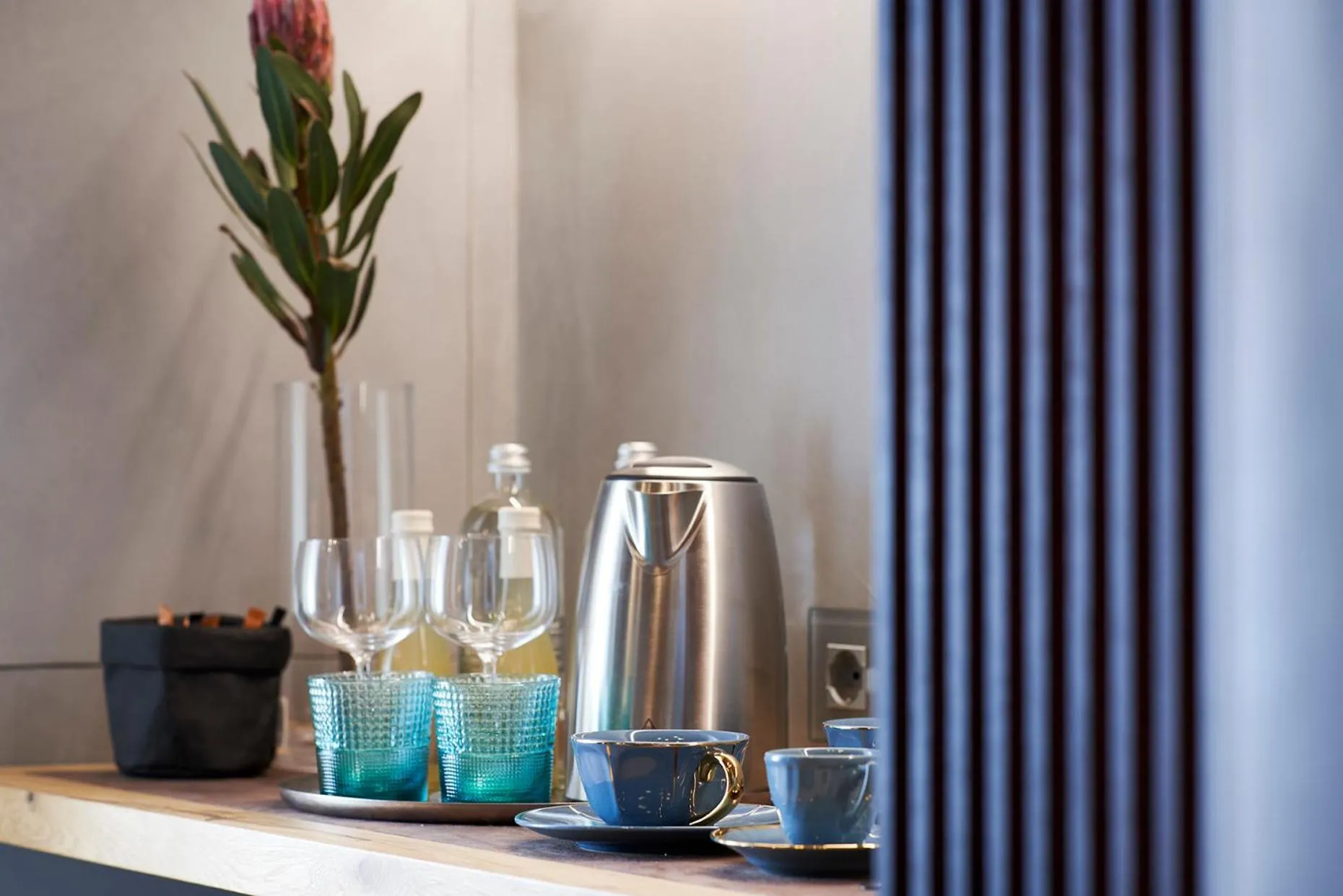 Food and drinks in Fornace Suite