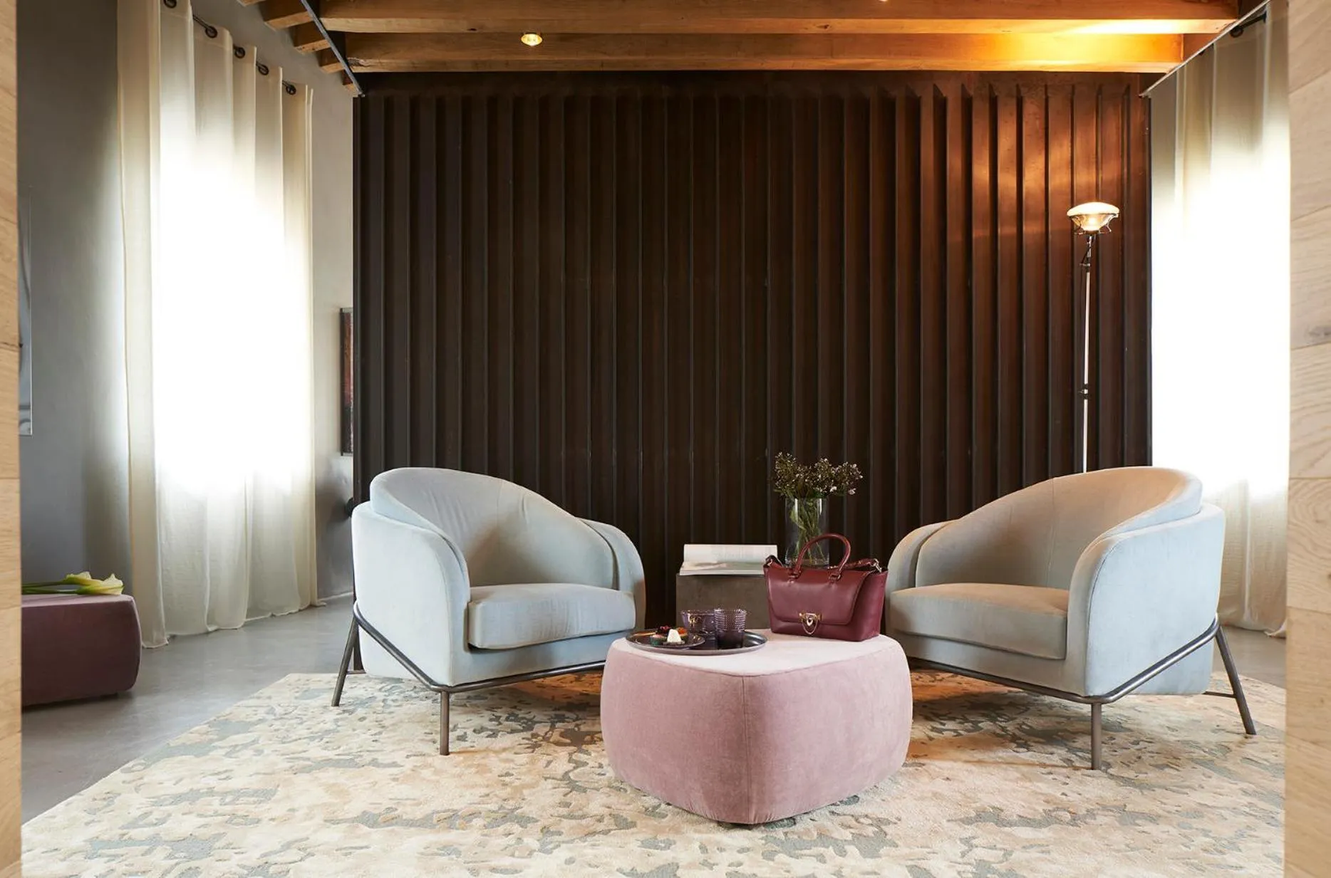 Living room in Fornace Suite