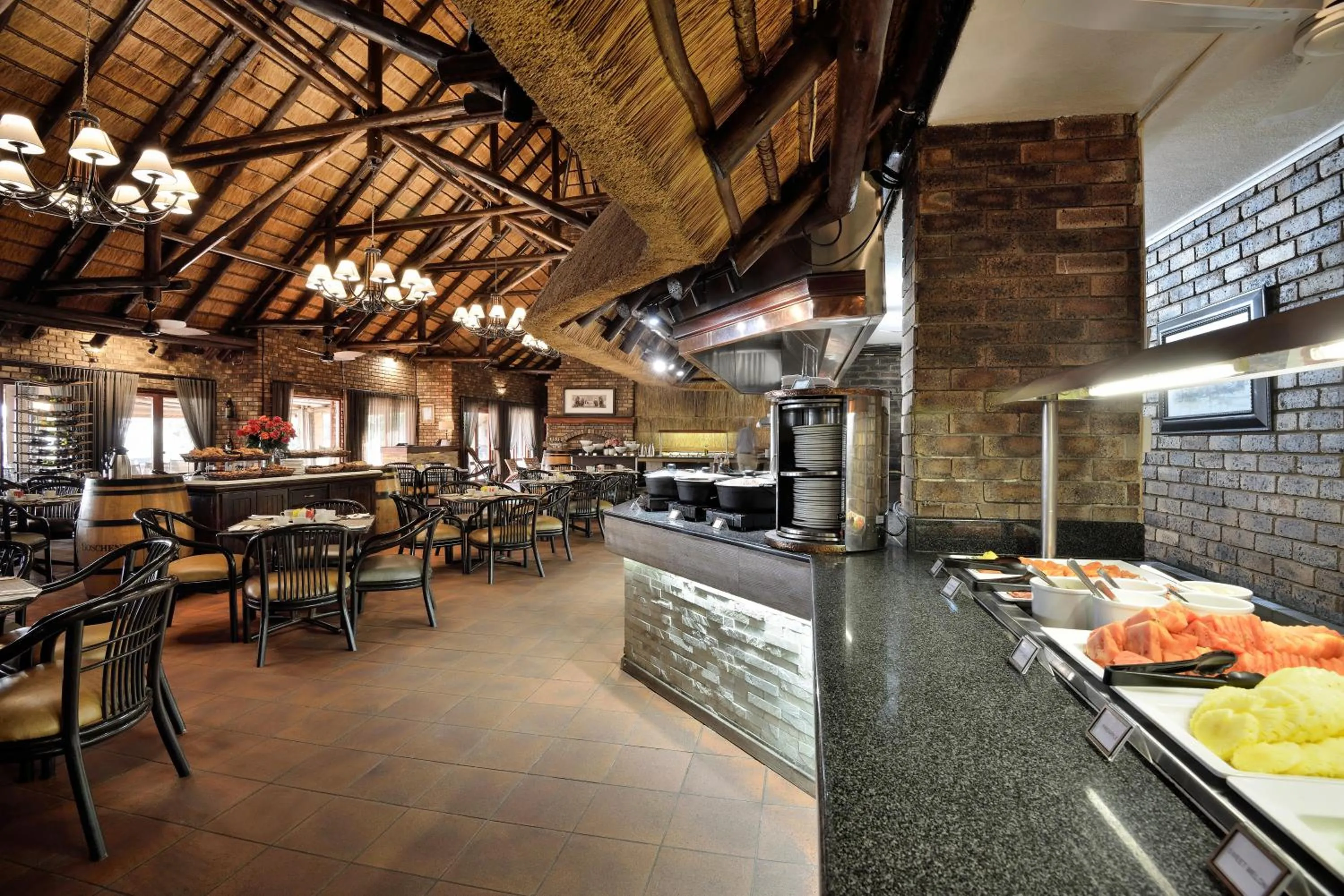 Lounge or bar in Bakubung Bush Lodge