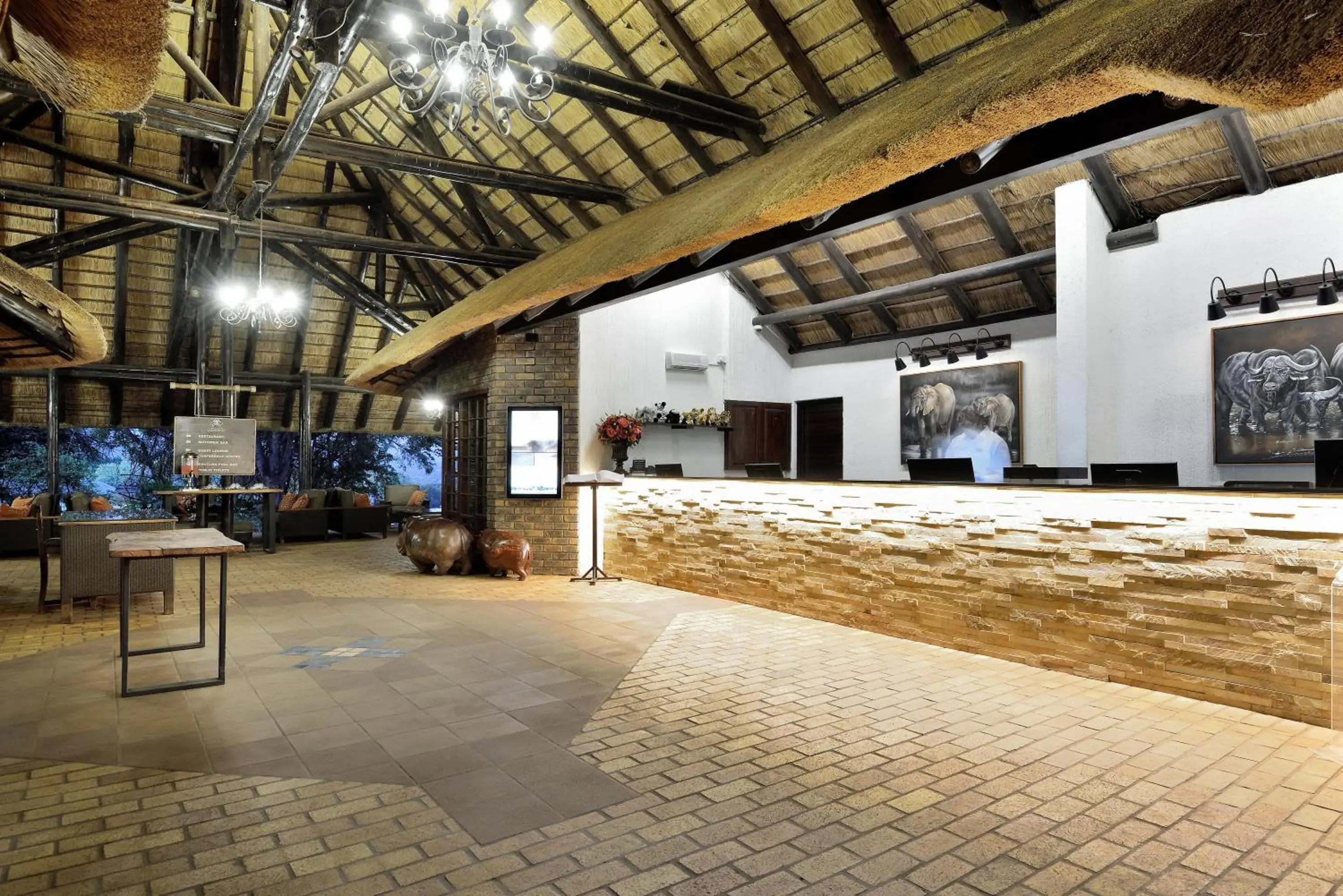 Lobby or reception in Bakubung Bush Lodge Lobby or reception in Bakubung Bush Lodge