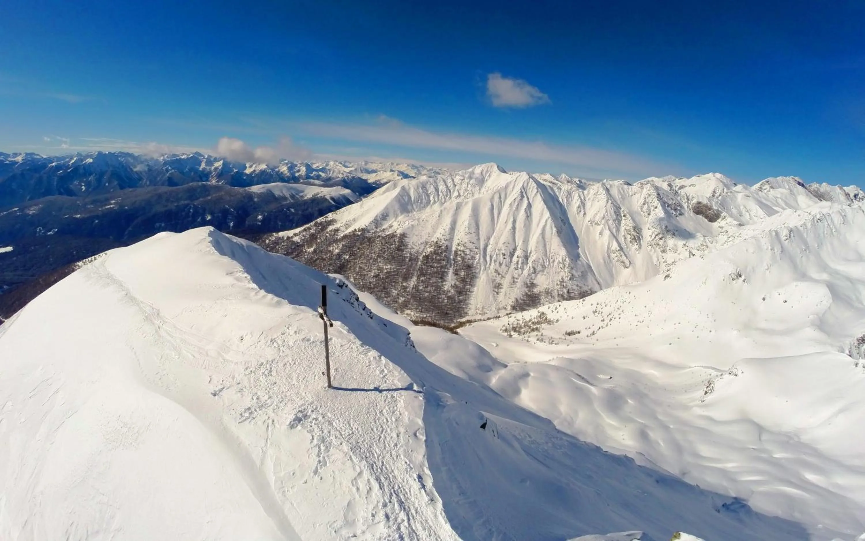 Skiing in Hotel Kristall