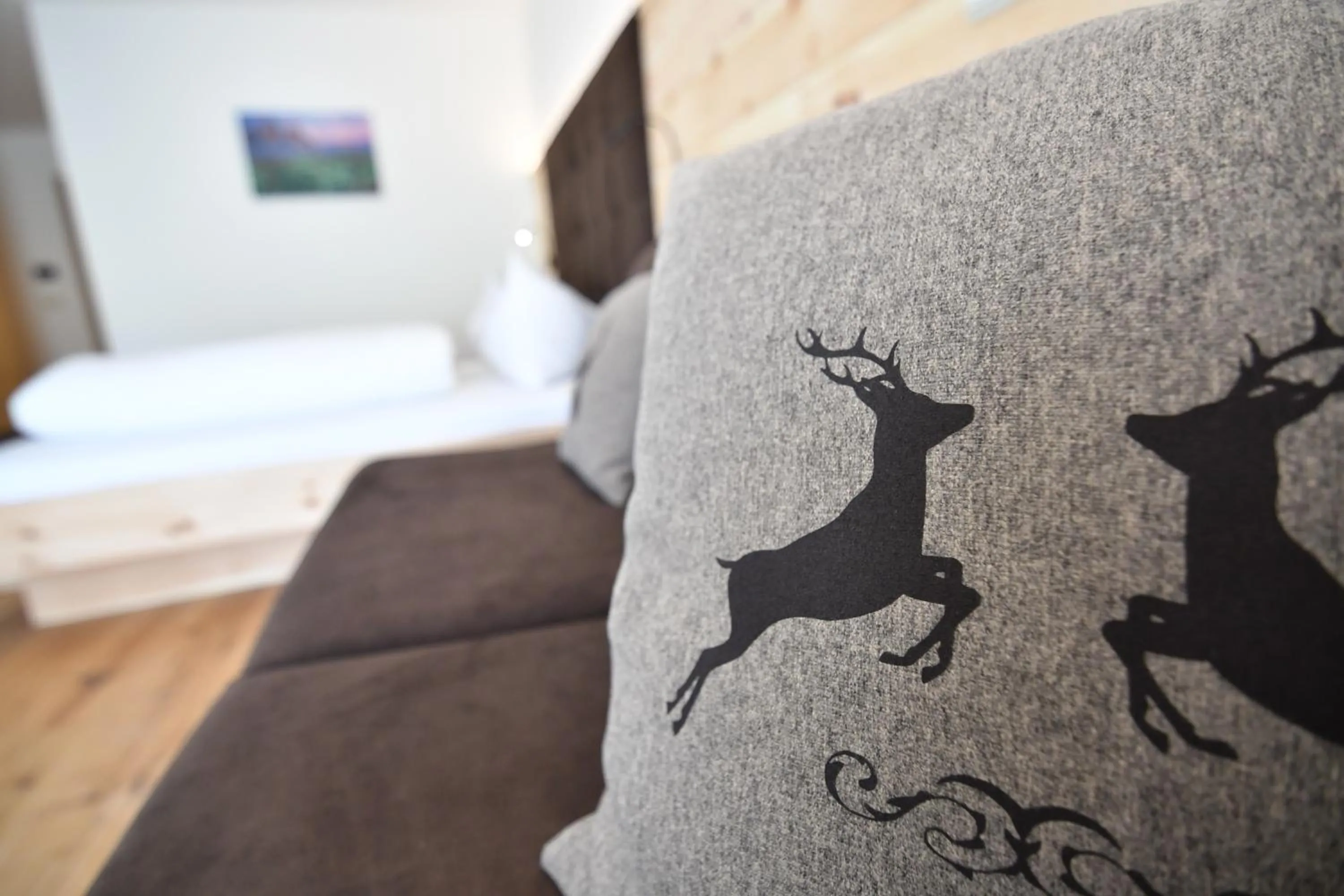 Bed in Hotel Kristall