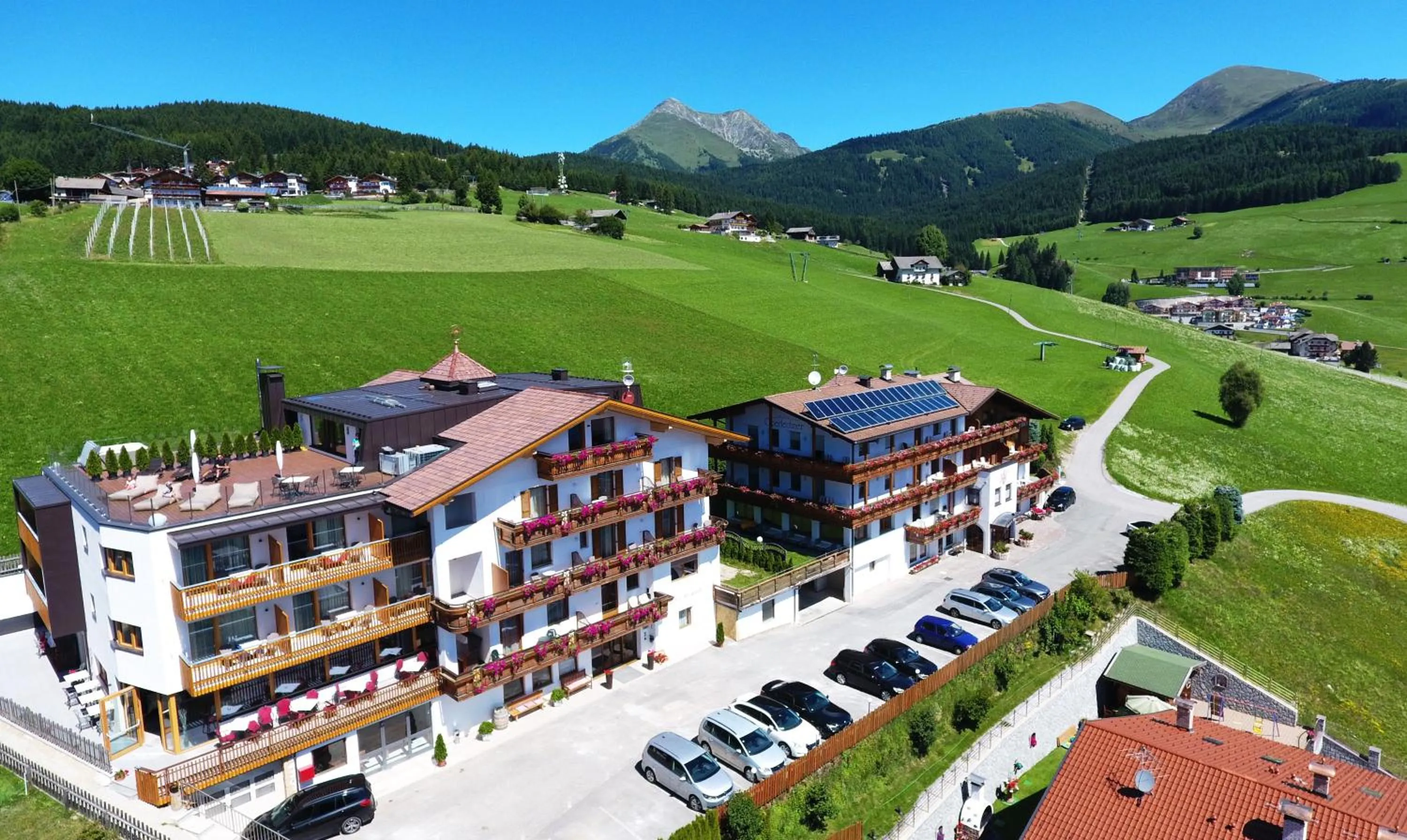 Bird's eye view in Hotel Kristall