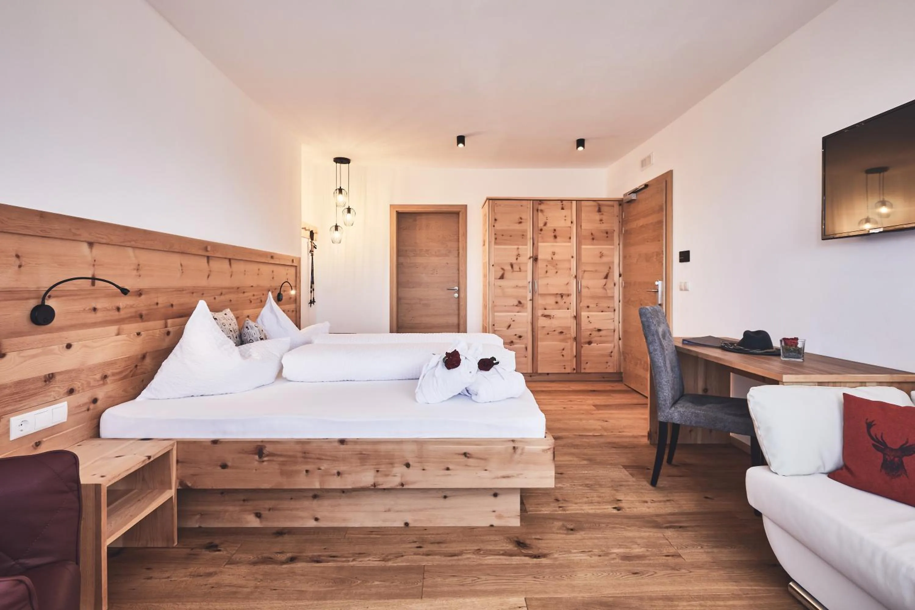 Bed in Hotel Kristall