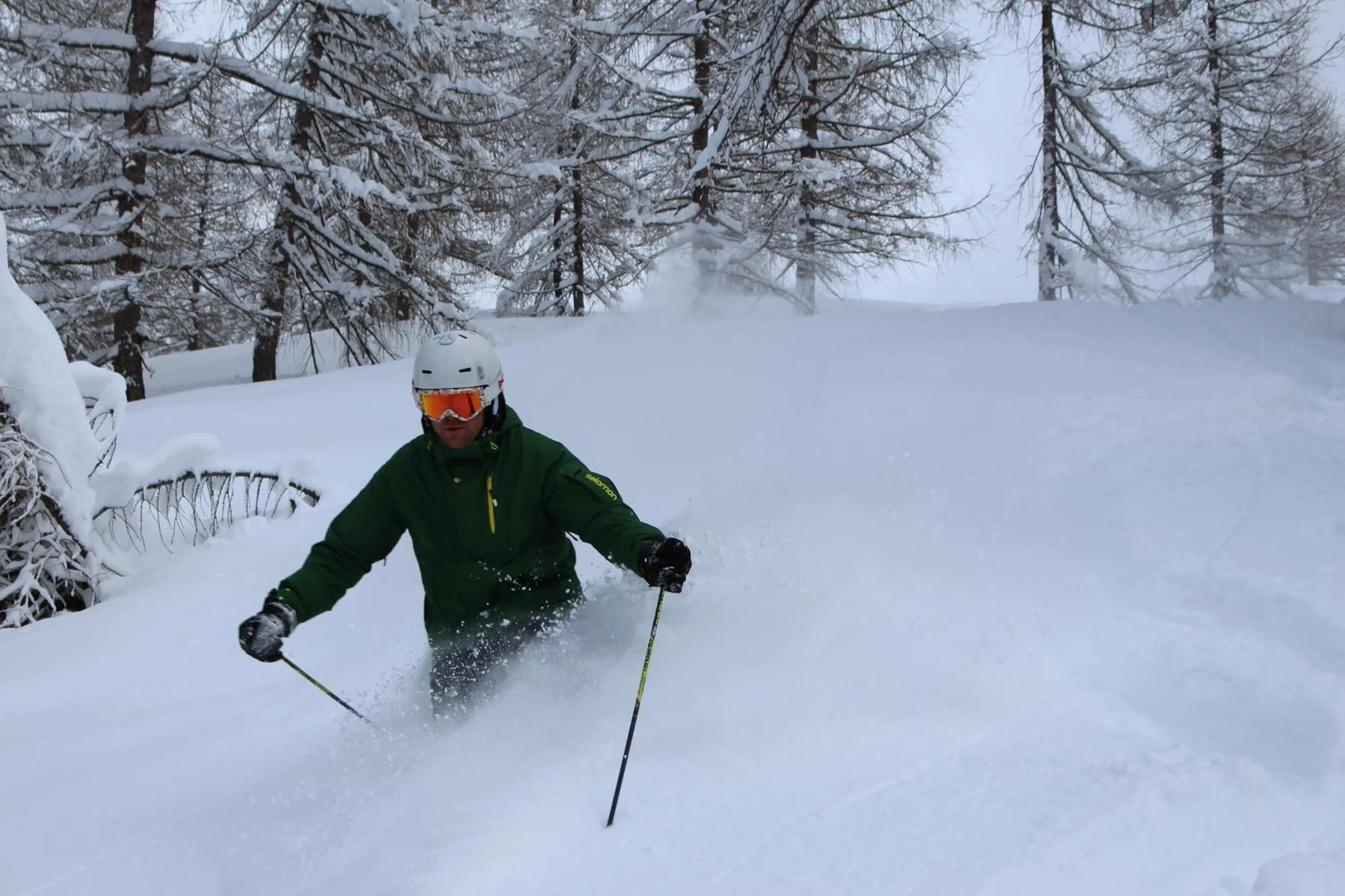 Skiing in Hotel Kristall