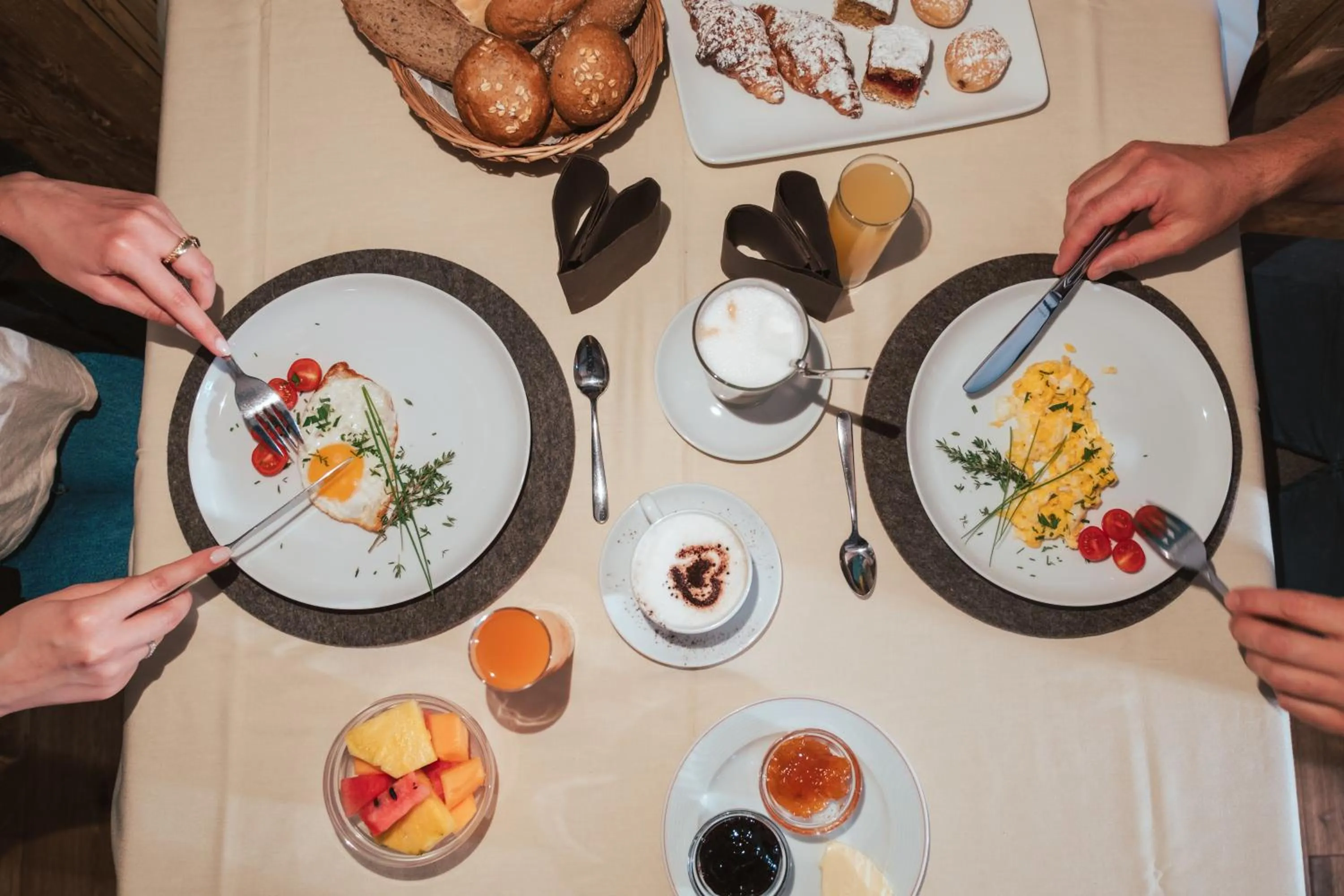 Breakfast in Hotel Kristall