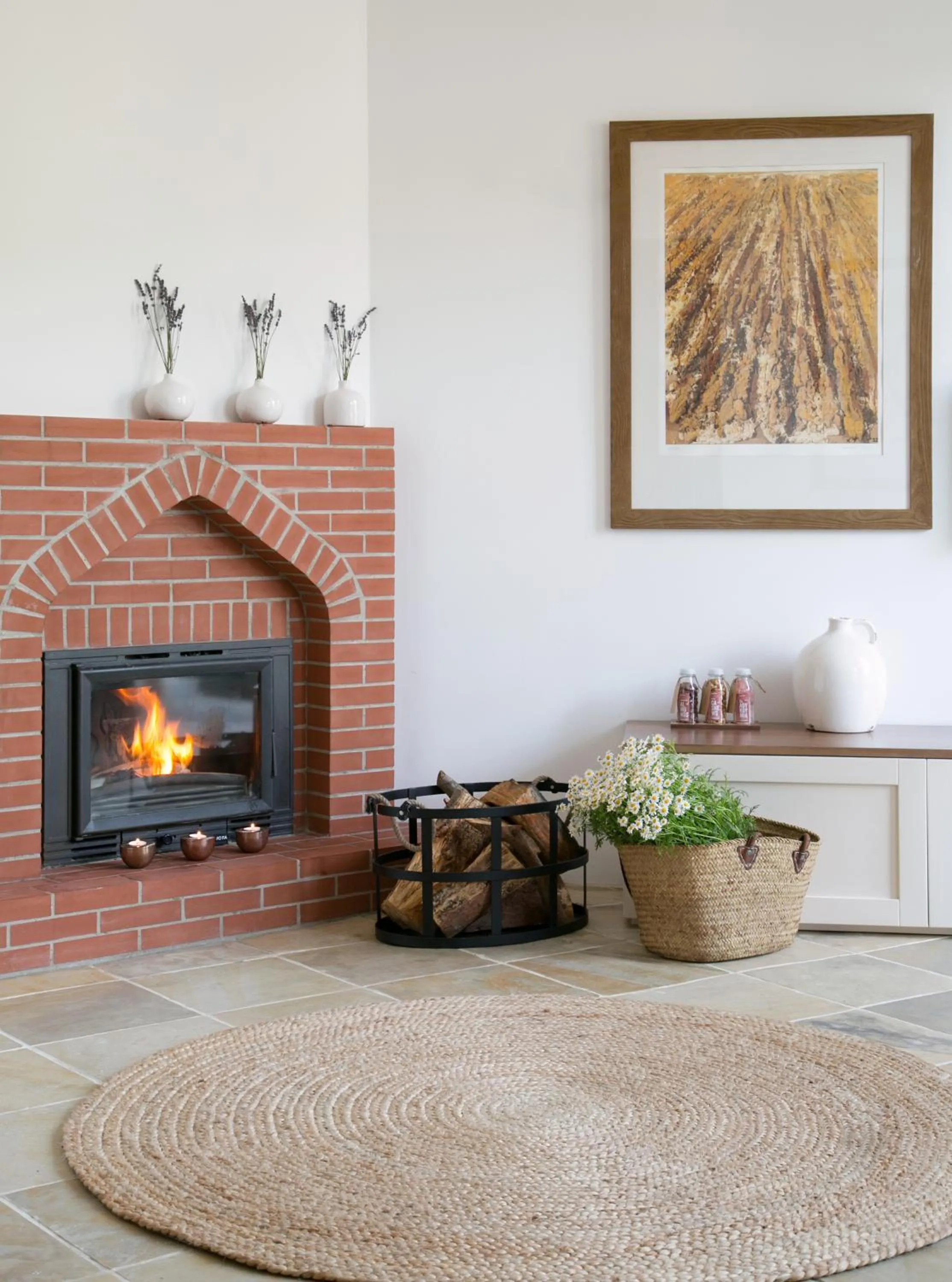 Living room in Casale Panayiotis