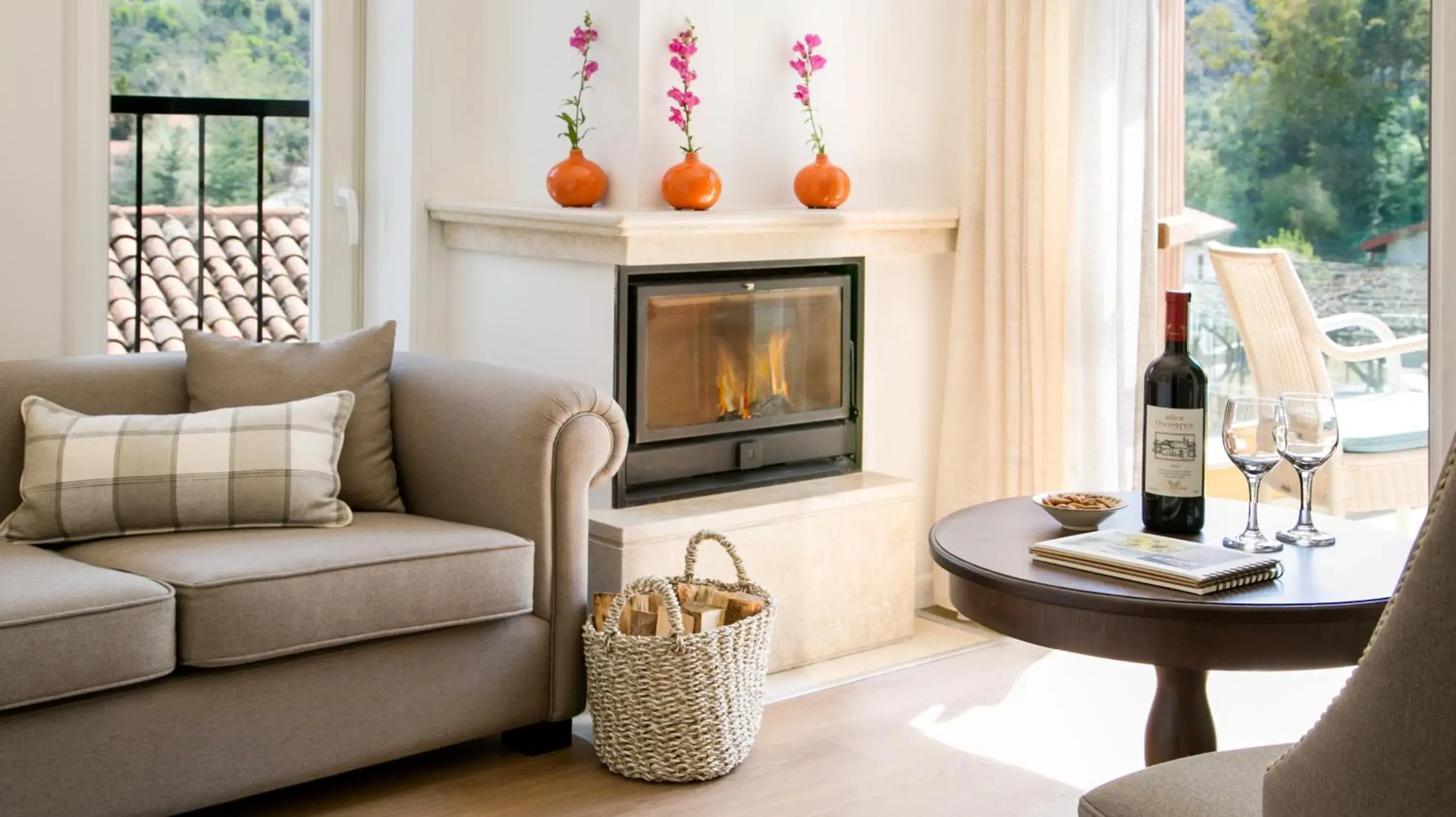 Living room in Casale Panayiotis Living room in Casale Panayiotis