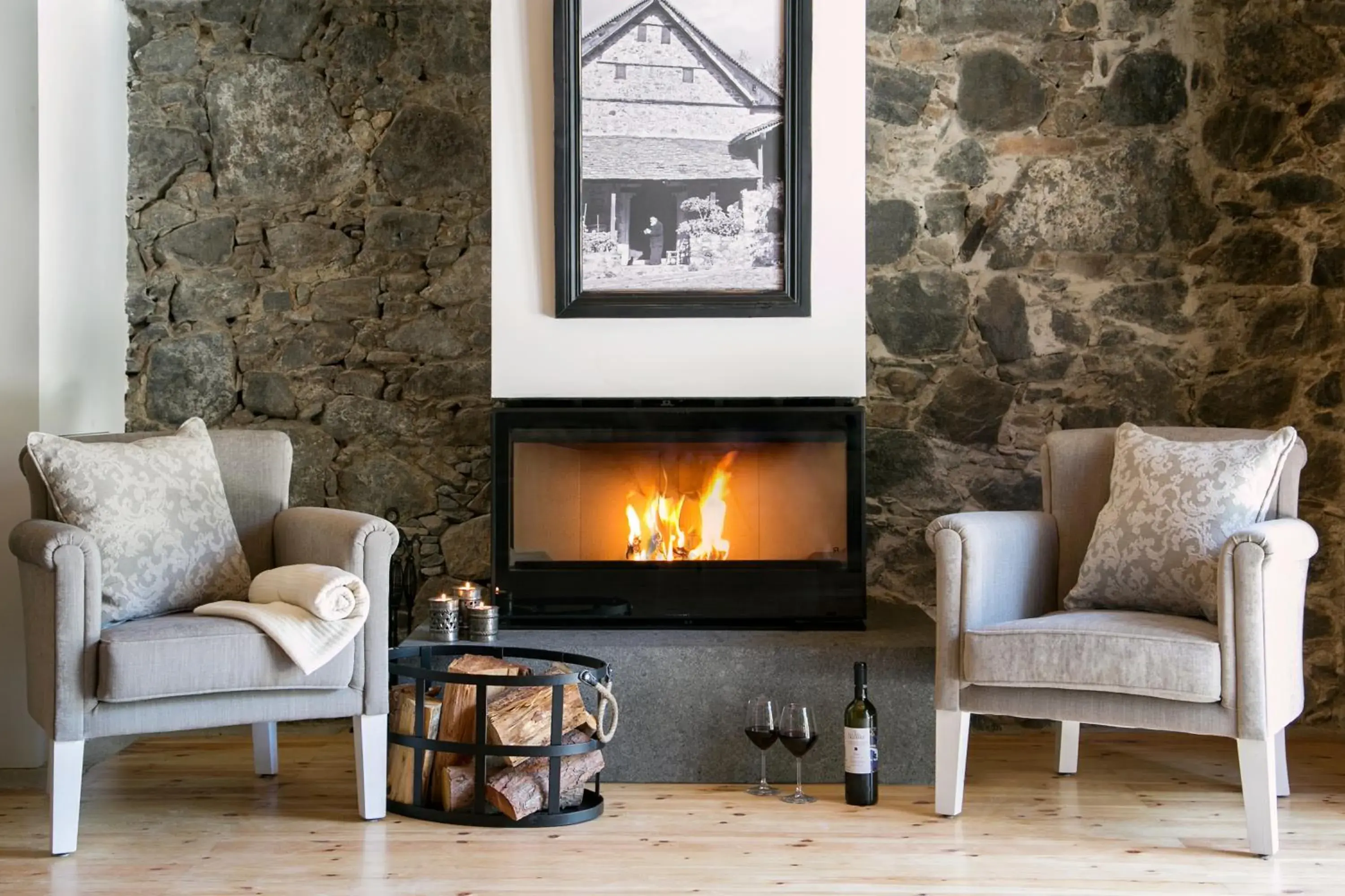 Living room in Casale Panayiotis Living room in Casale Panayiotis