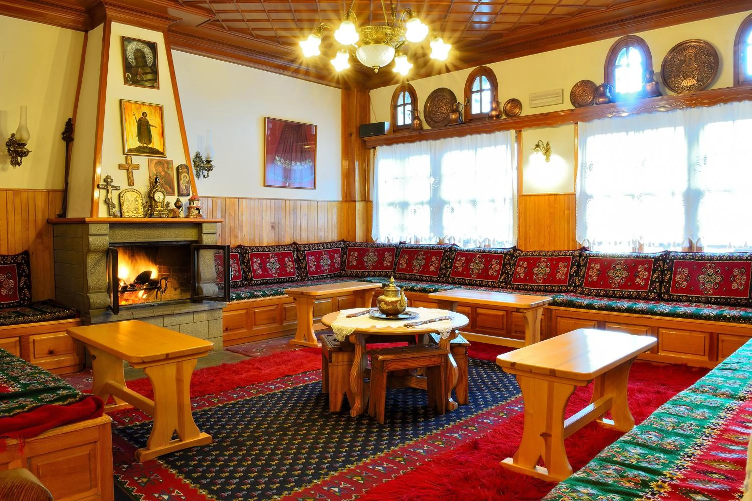 Lounge or bar in Asteri Metsovou