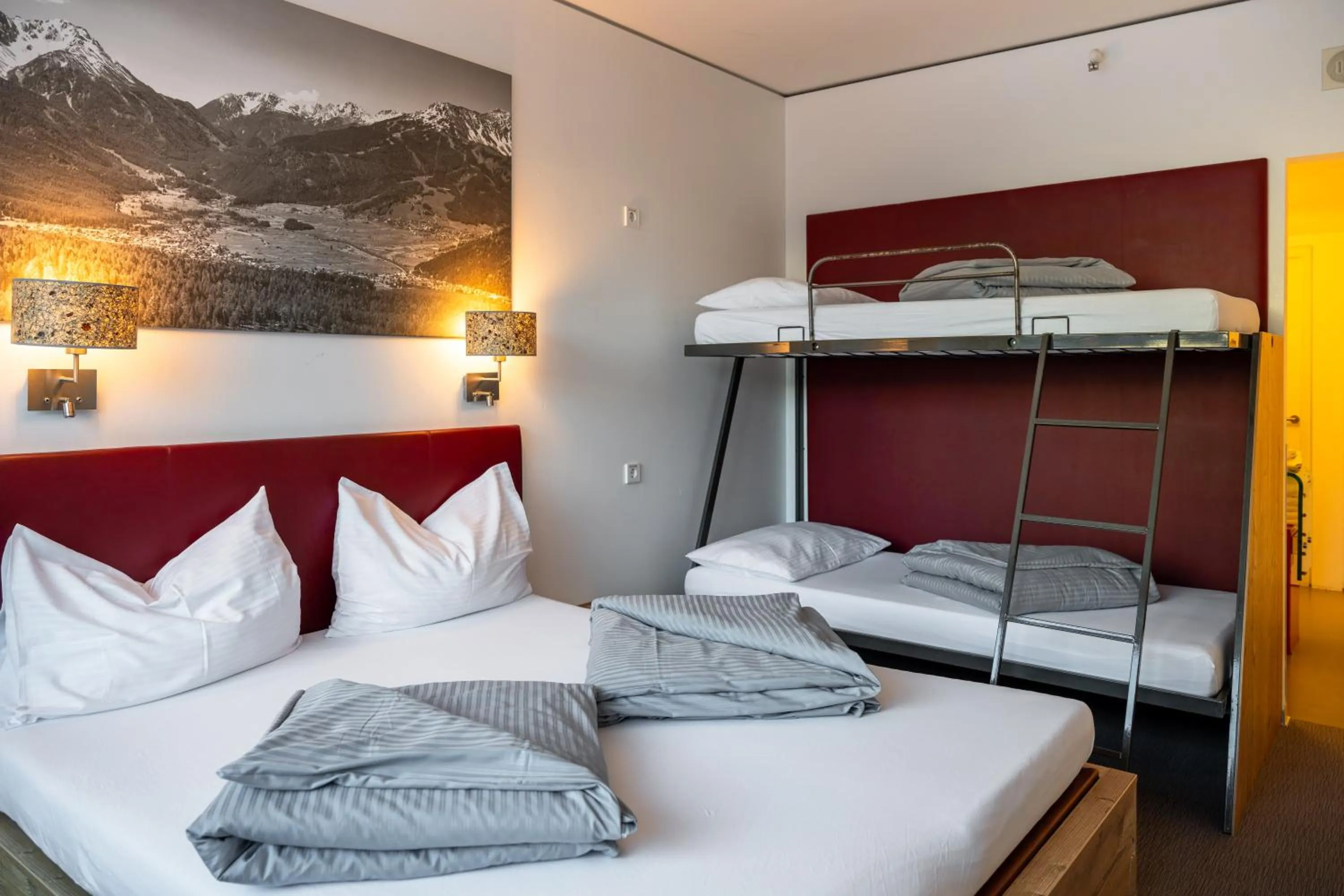 Bed in DORMERO BeHo Zugspitze