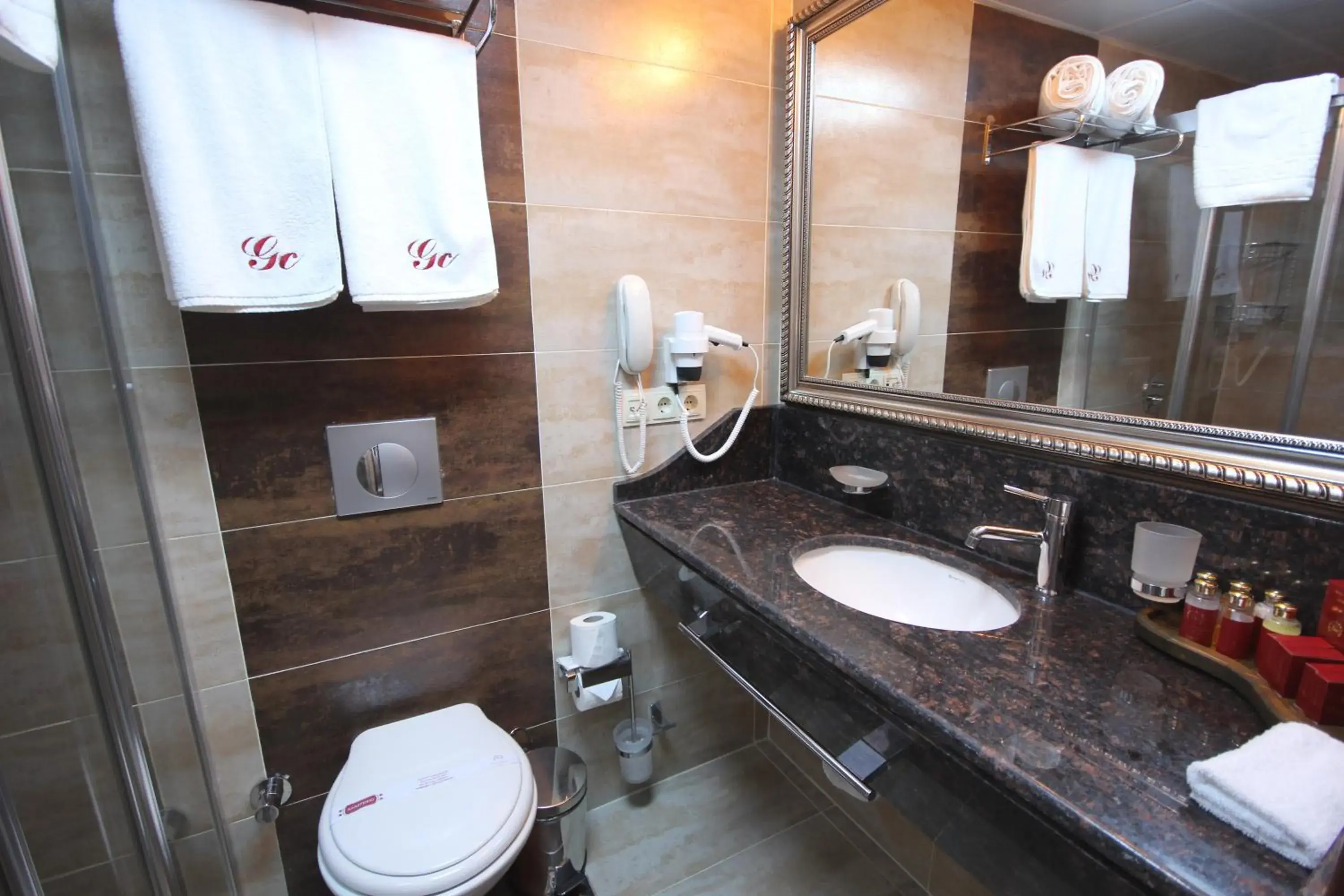 Bathroom in Grand Corner Boutique Hotel Bathroom in Grand Corner Boutique Hotel