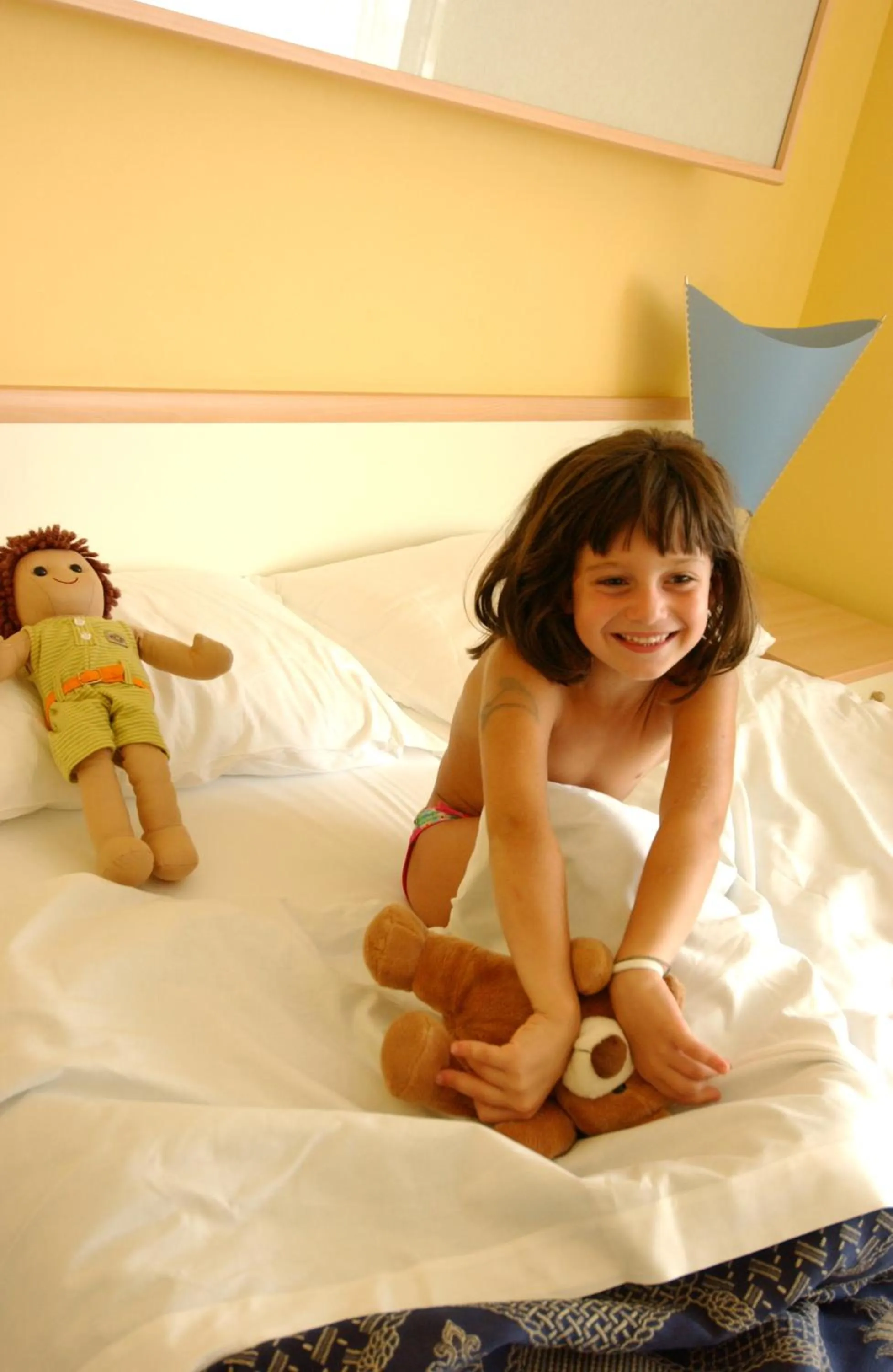 People, Bed in Hotel Sport & Residenza