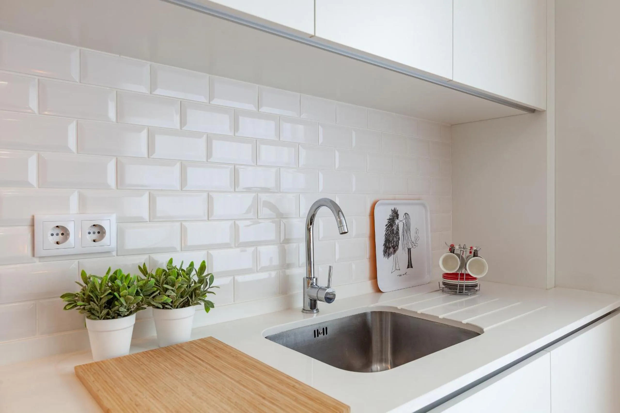 Kitchen or kitchenette in Oporto Palace Apartments