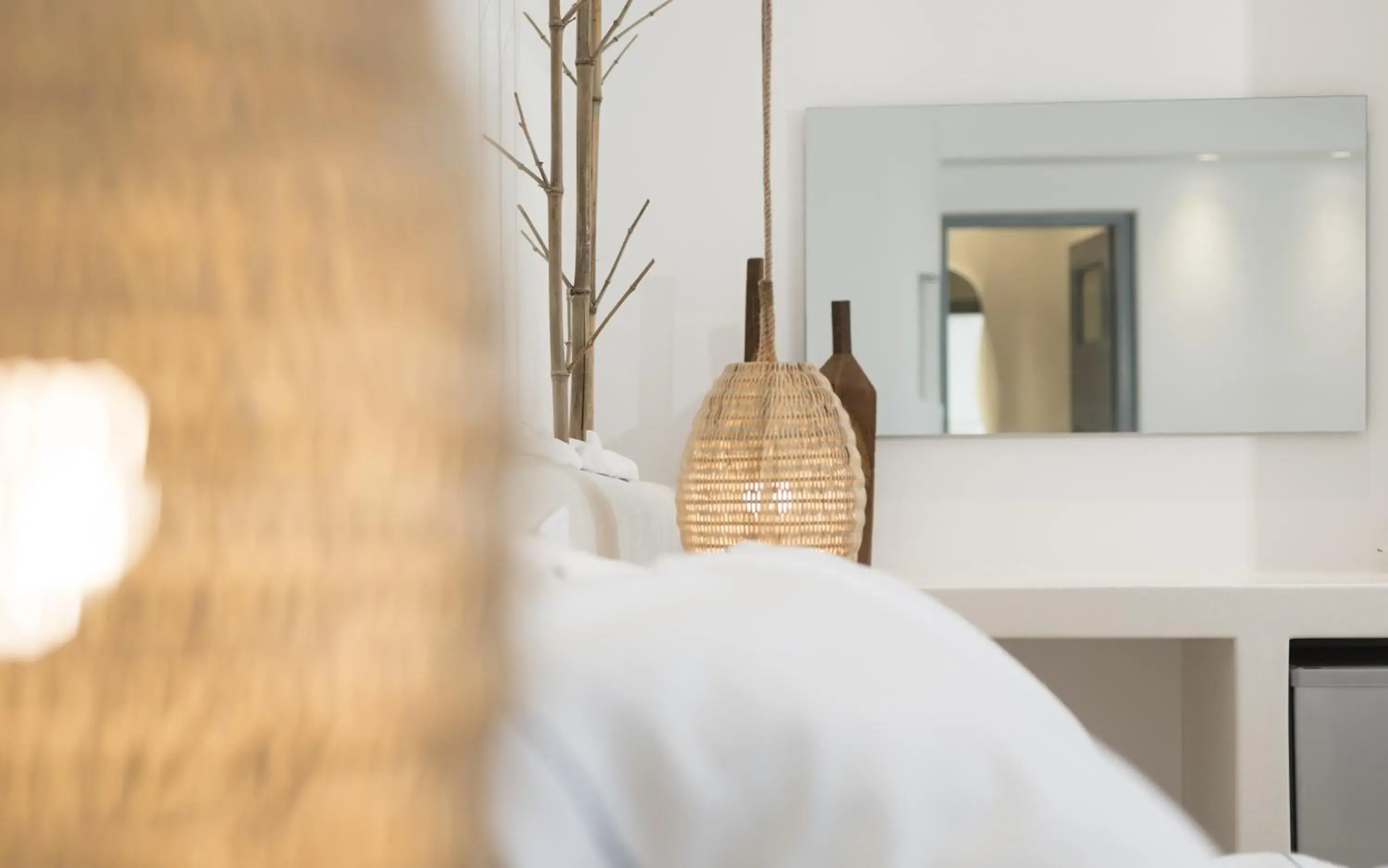 Bed in Iliada Suites Bed in Iliada Suites