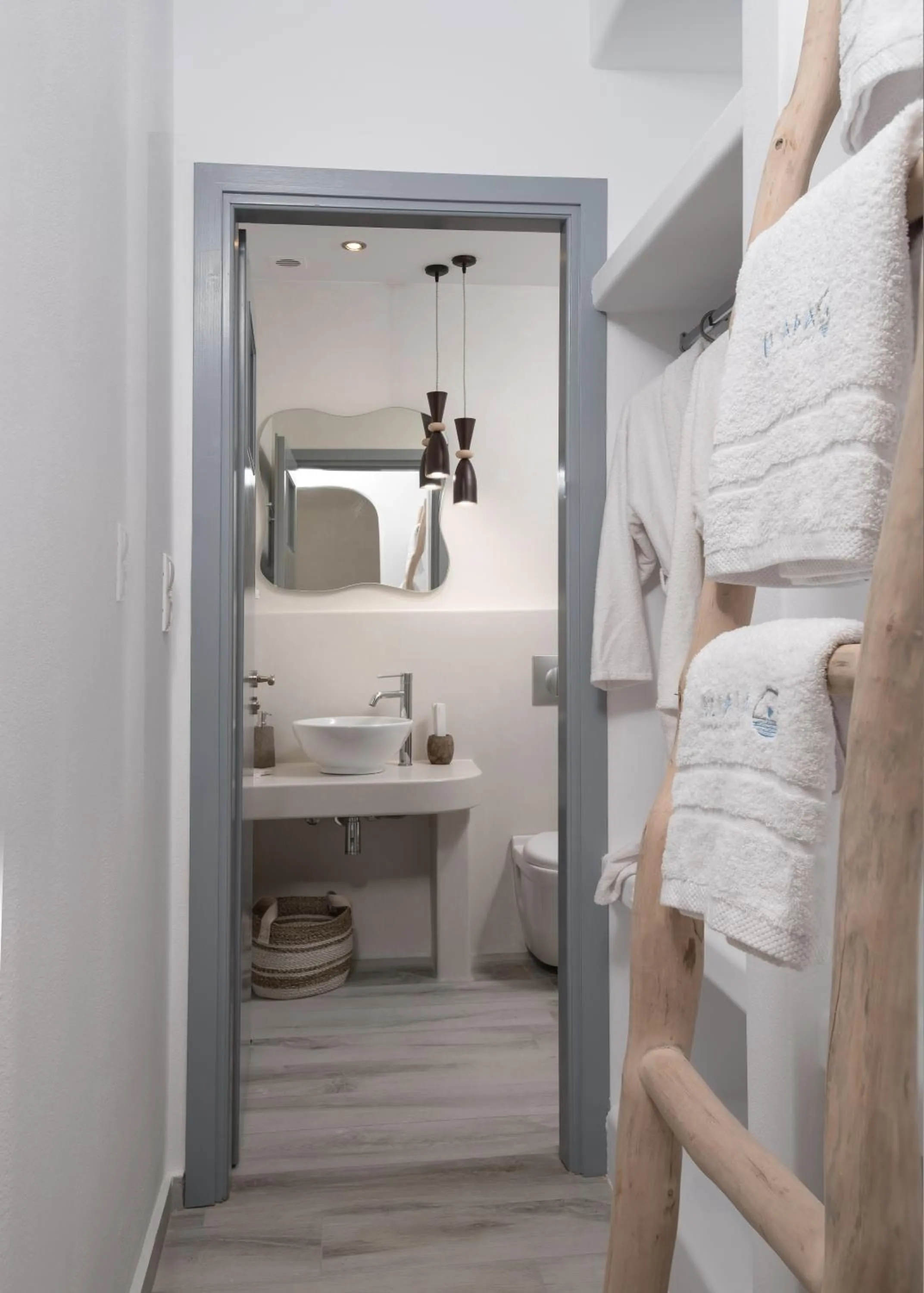 Bathroom in Iliada Suites