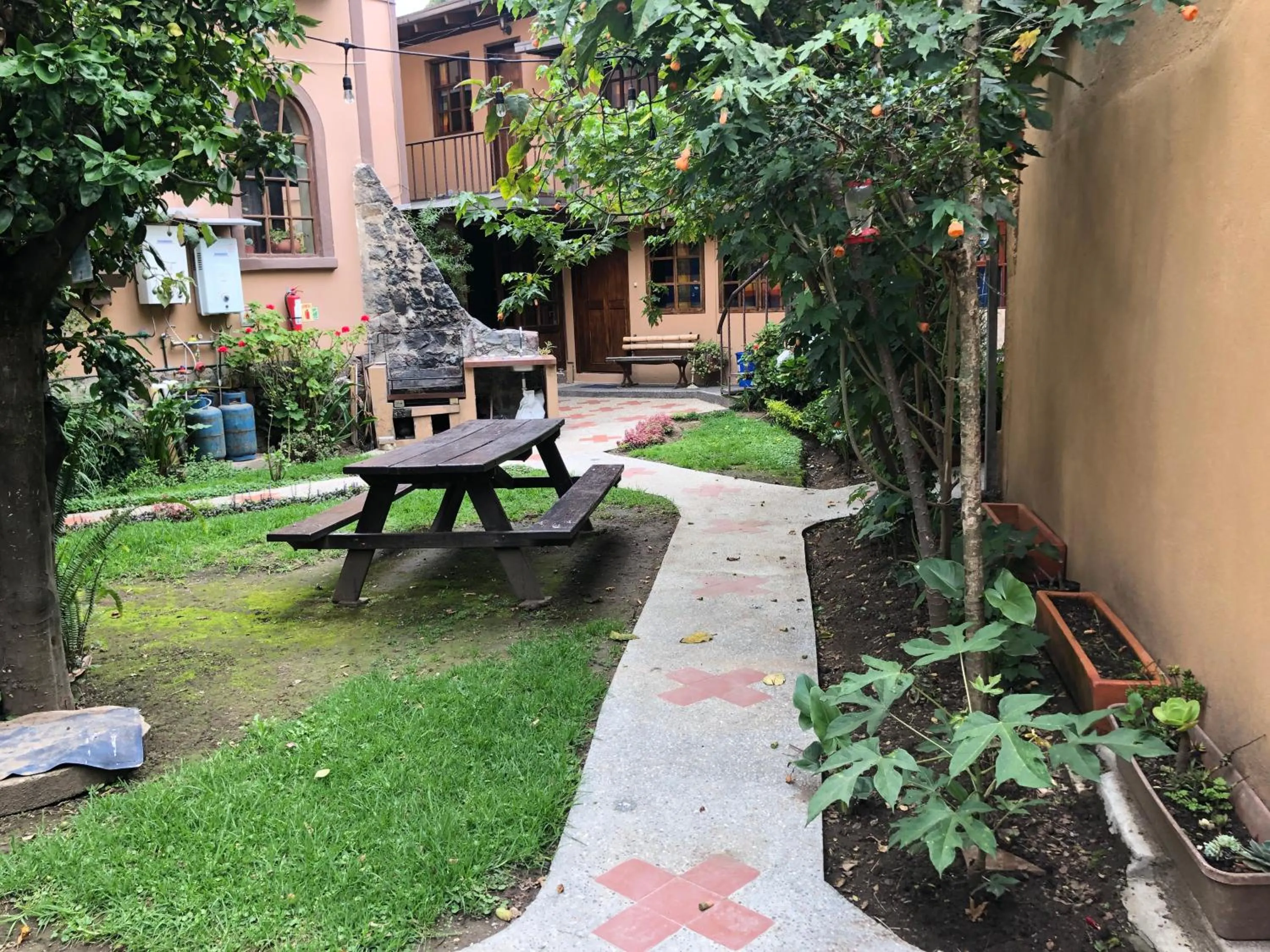 Patio in Hostal Alcala