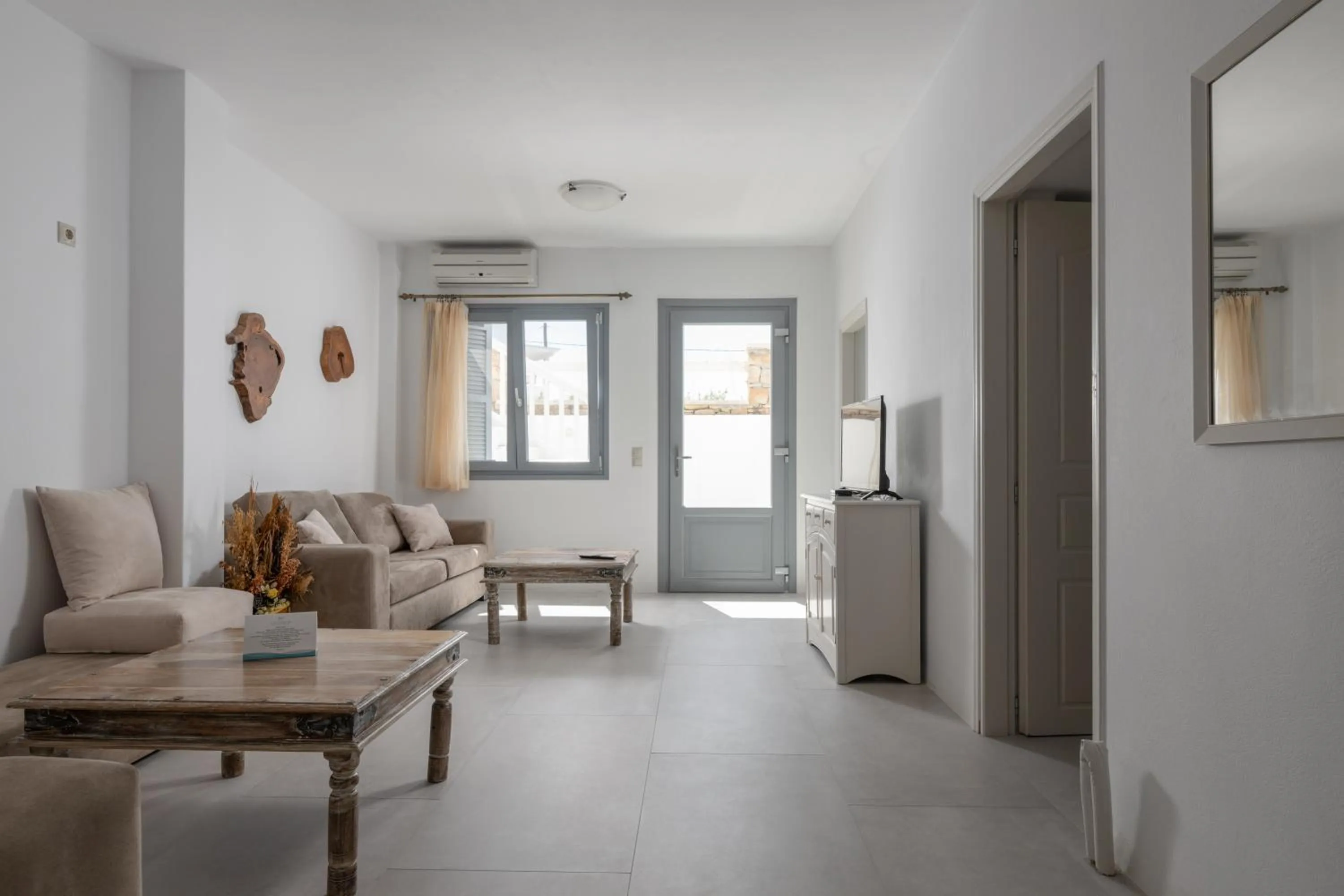 Living room in Iliada Villas