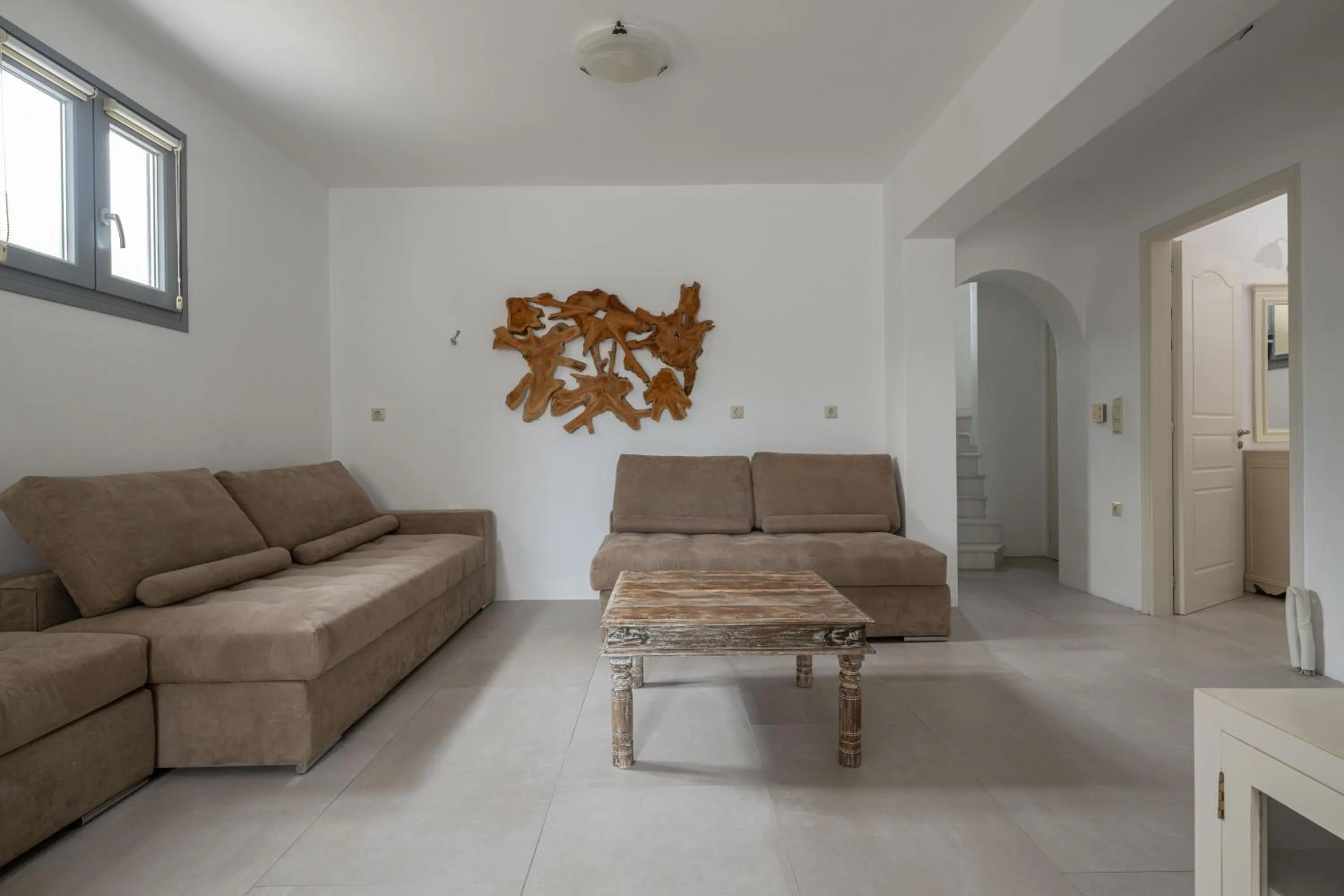 Living room in Iliada Villas