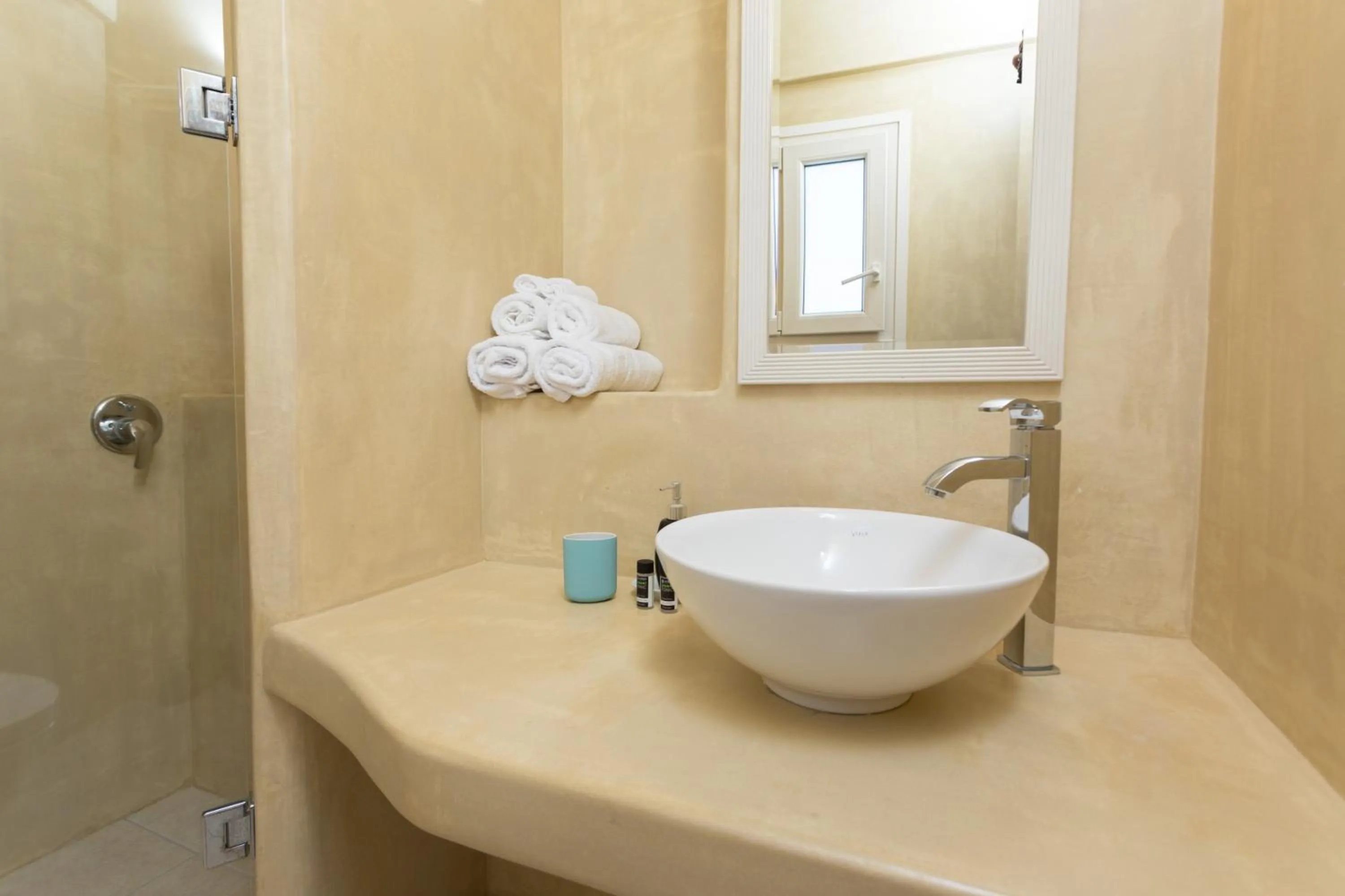 Shower in Iliada Villas