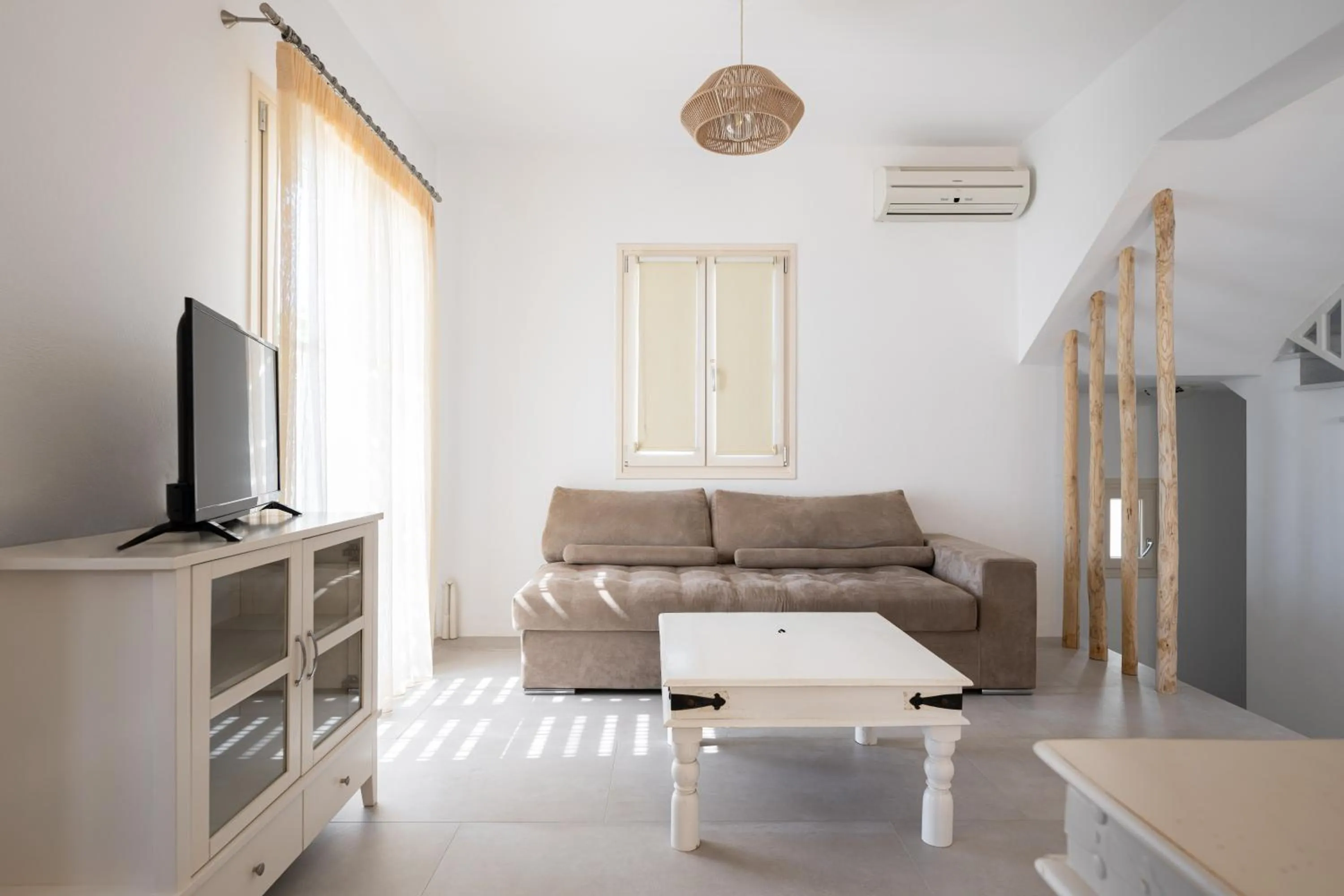 Living room in Iliada Villas