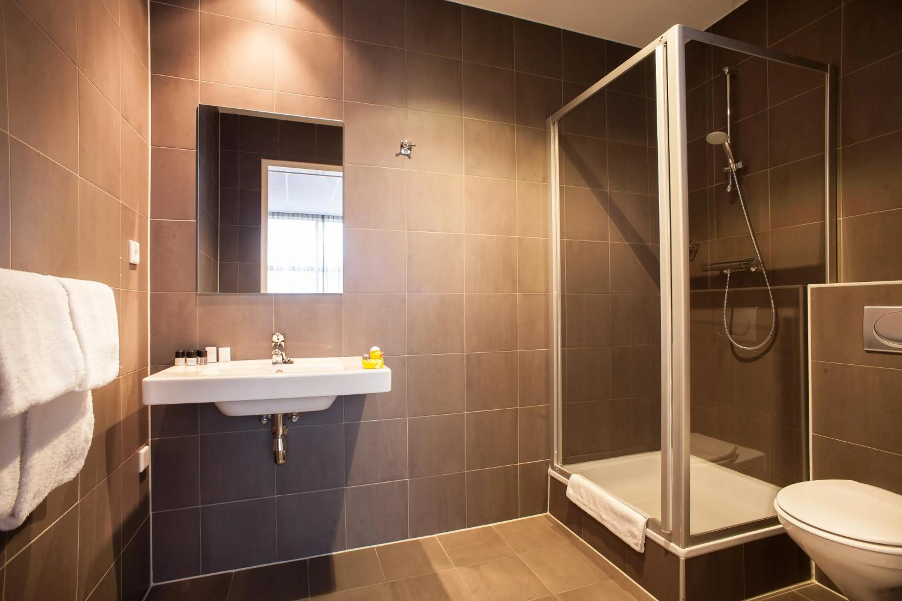 Shower in Best Western Zaan Inn