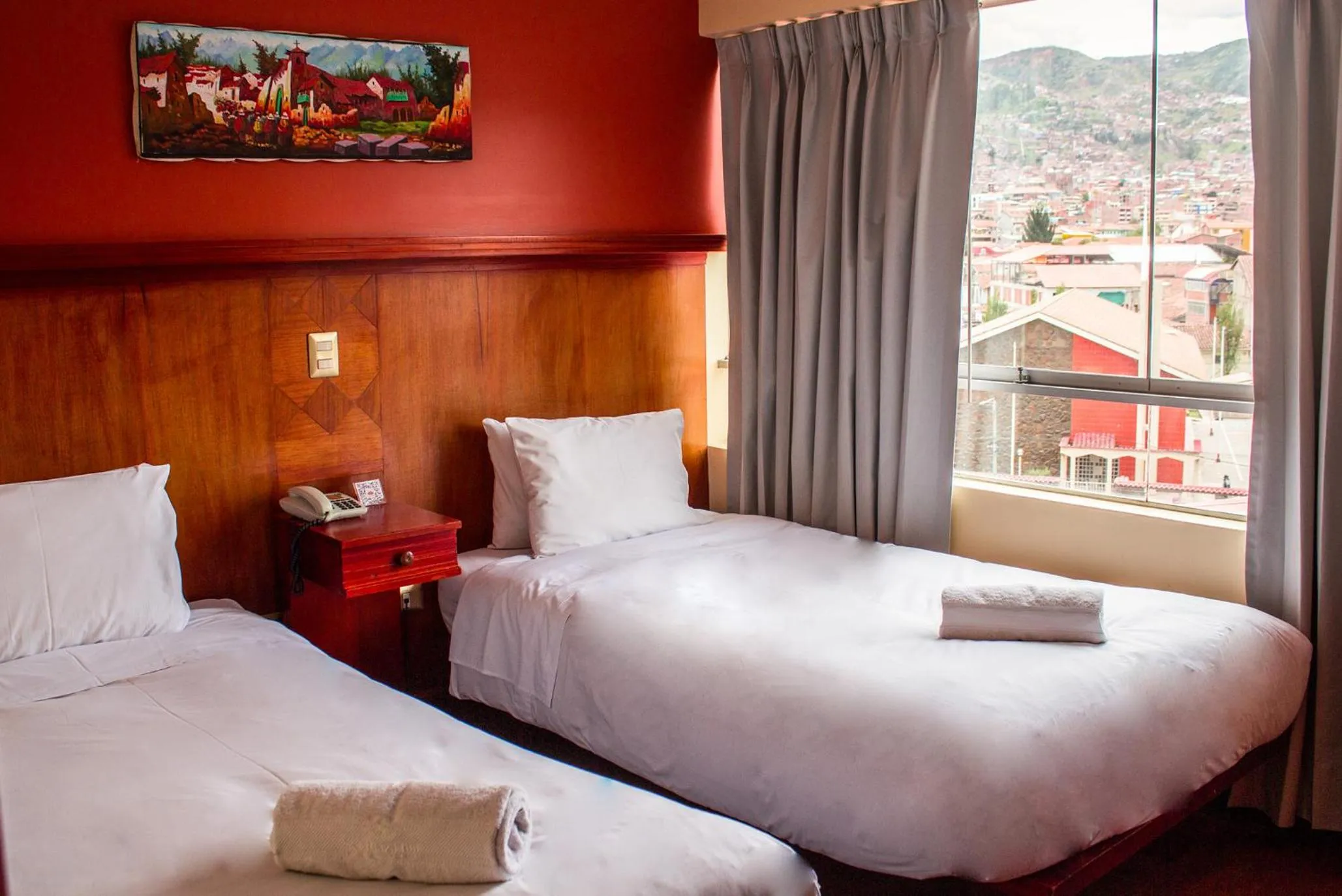 Bed in Hotel Waynapicchu