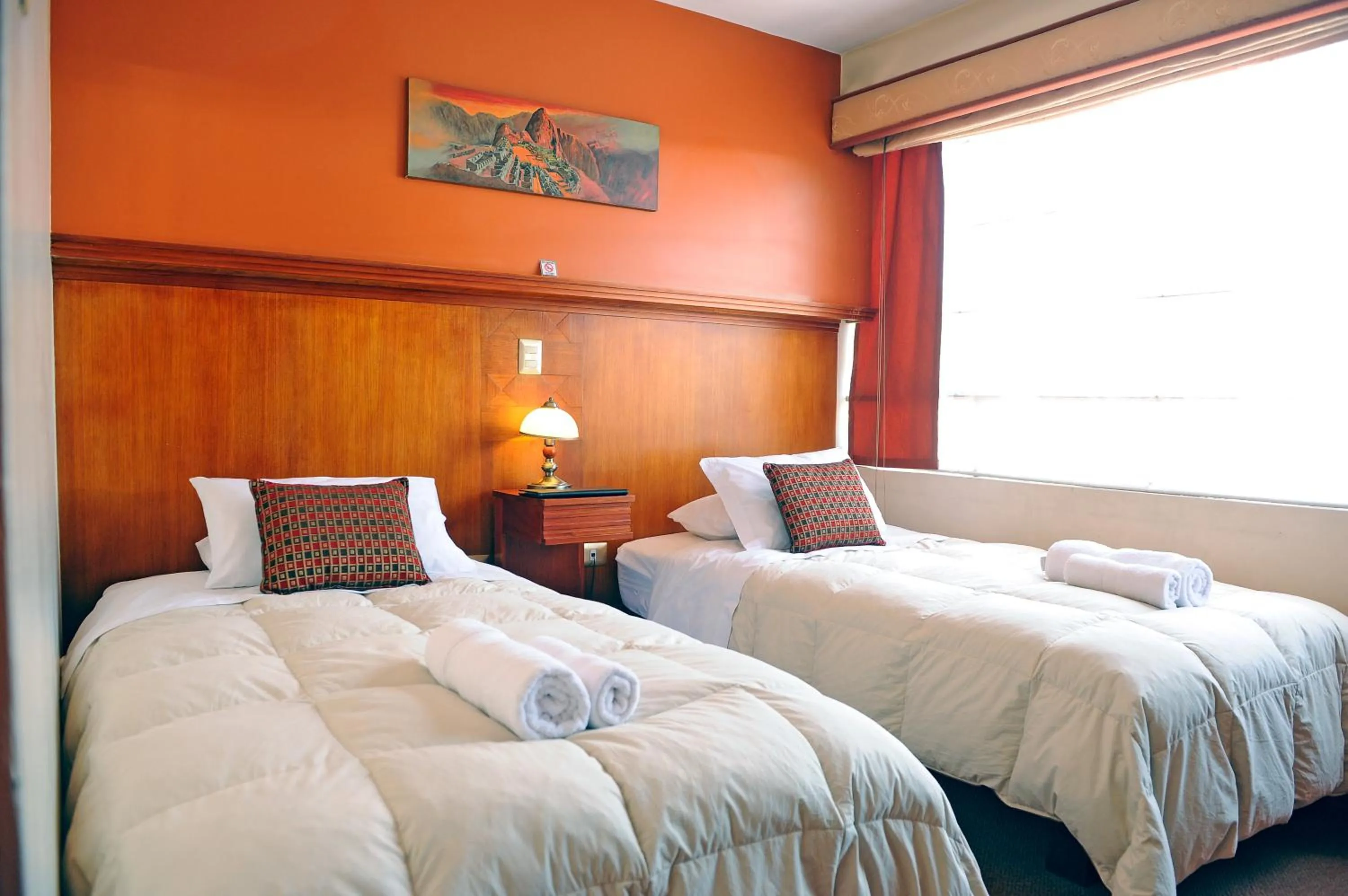 Bed in Hotel Waynapicchu