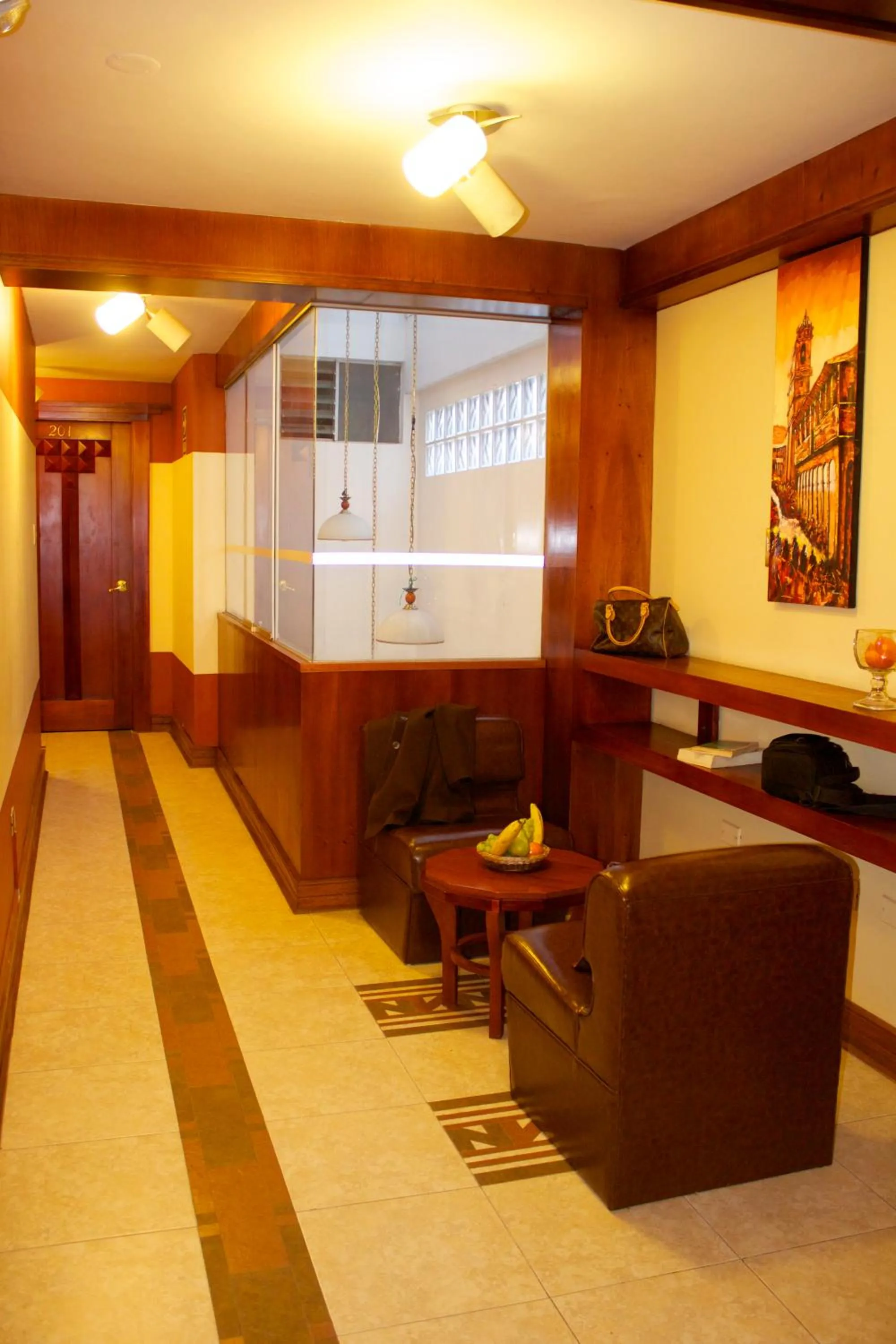 Lobby or reception in Hotel Waynapicchu