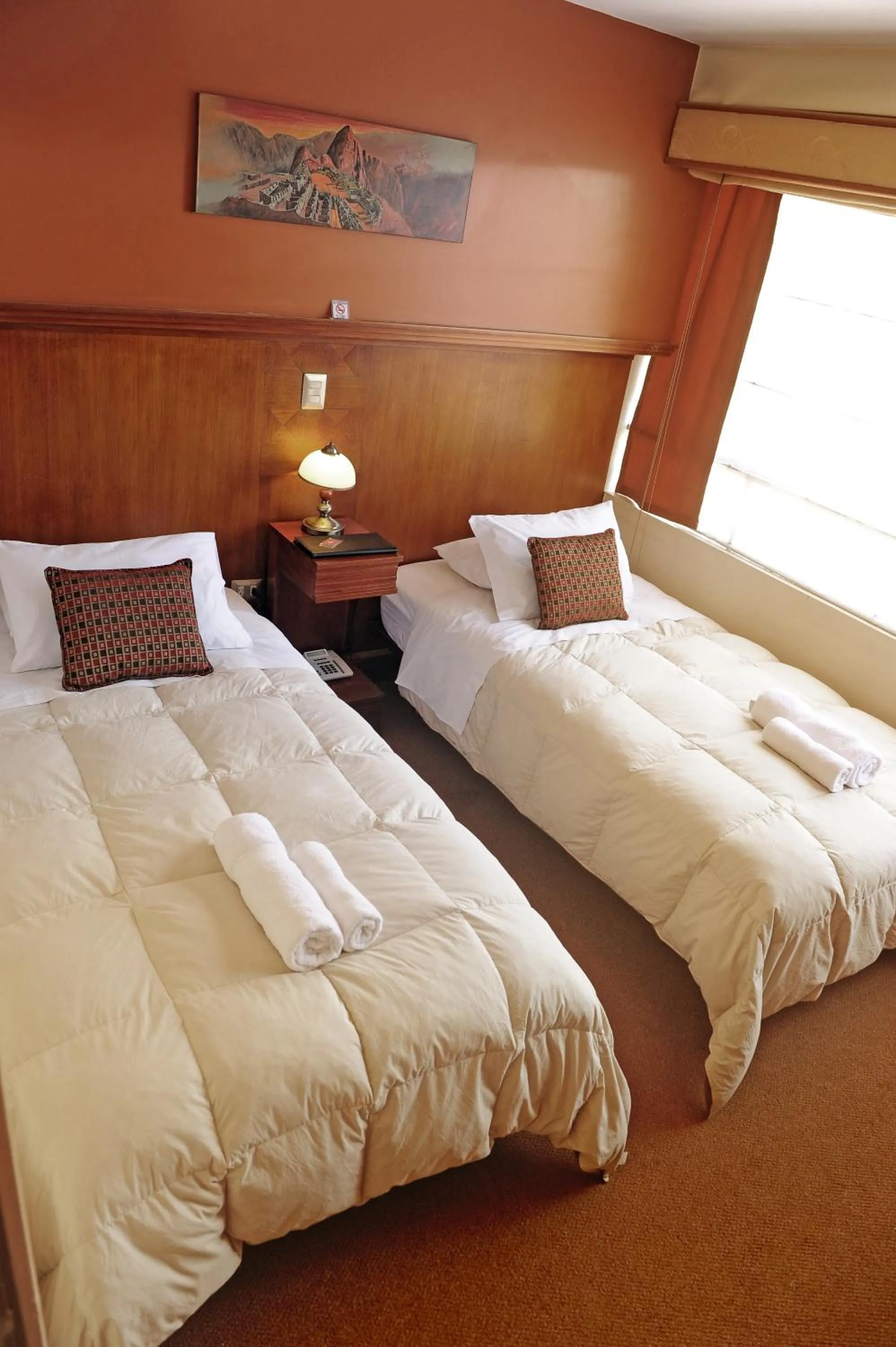 Bed in Hotel Waynapicchu