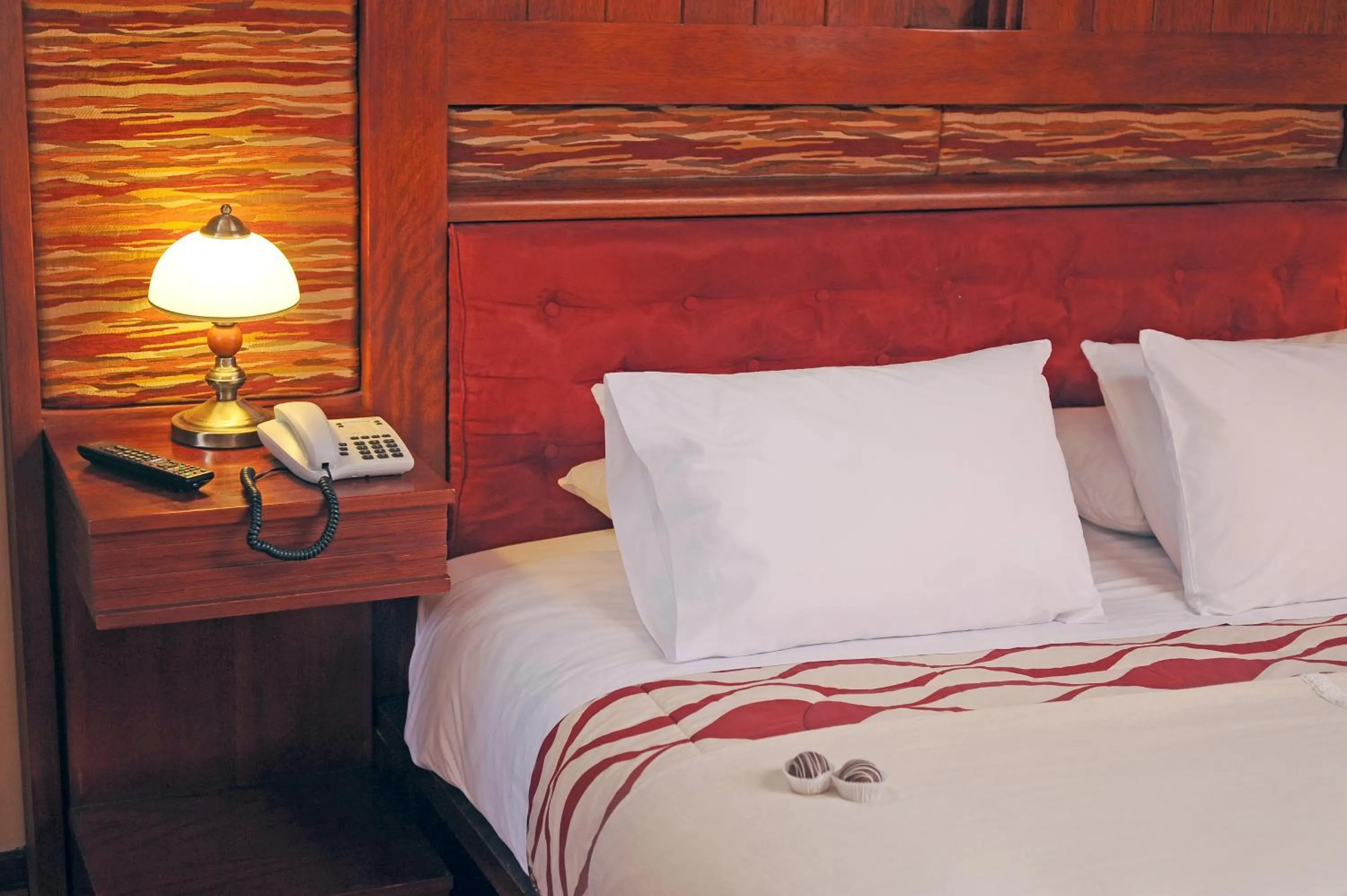 Bed in Hotel Waynapicchu