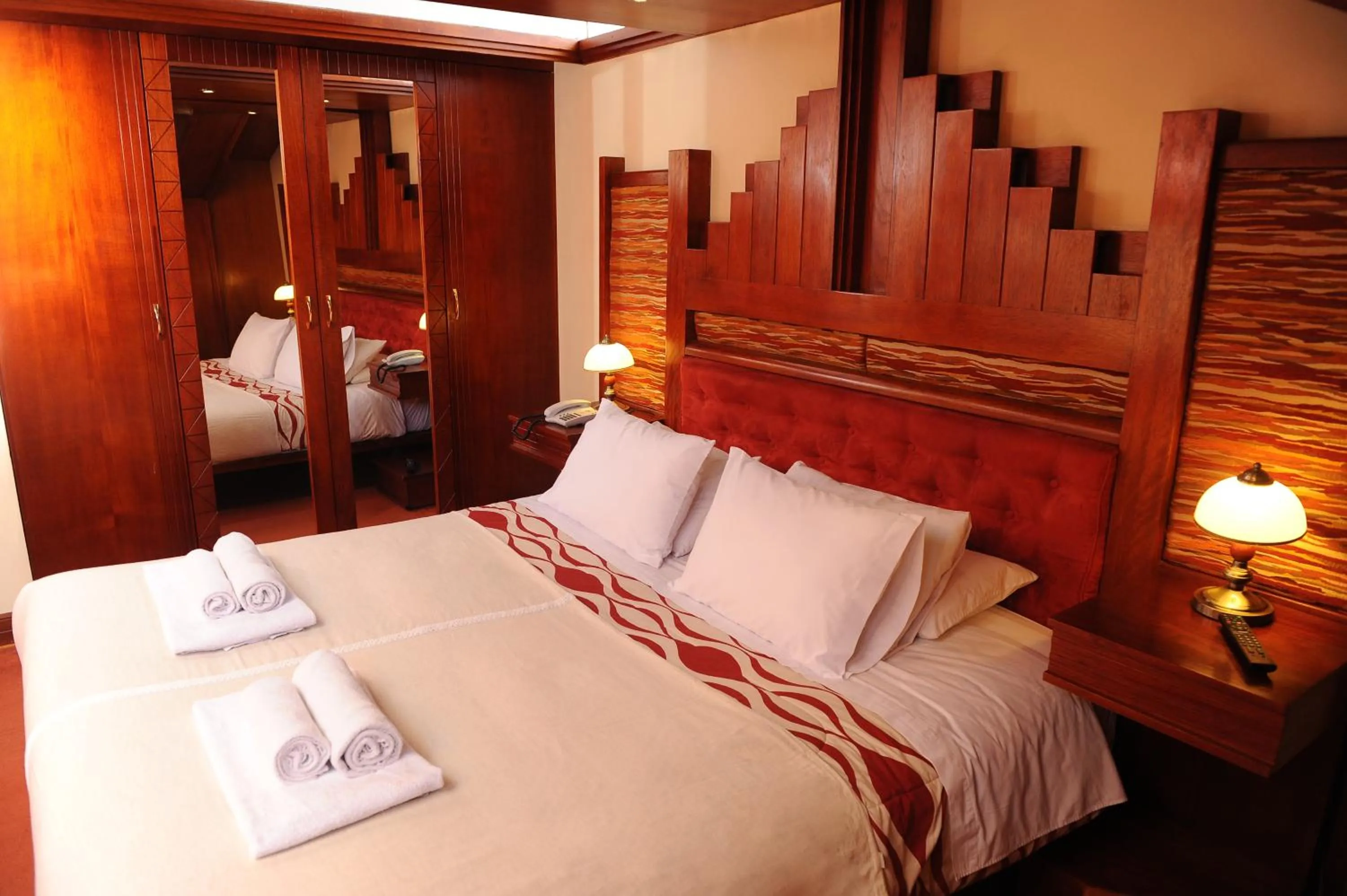 Bed in Hotel Waynapicchu