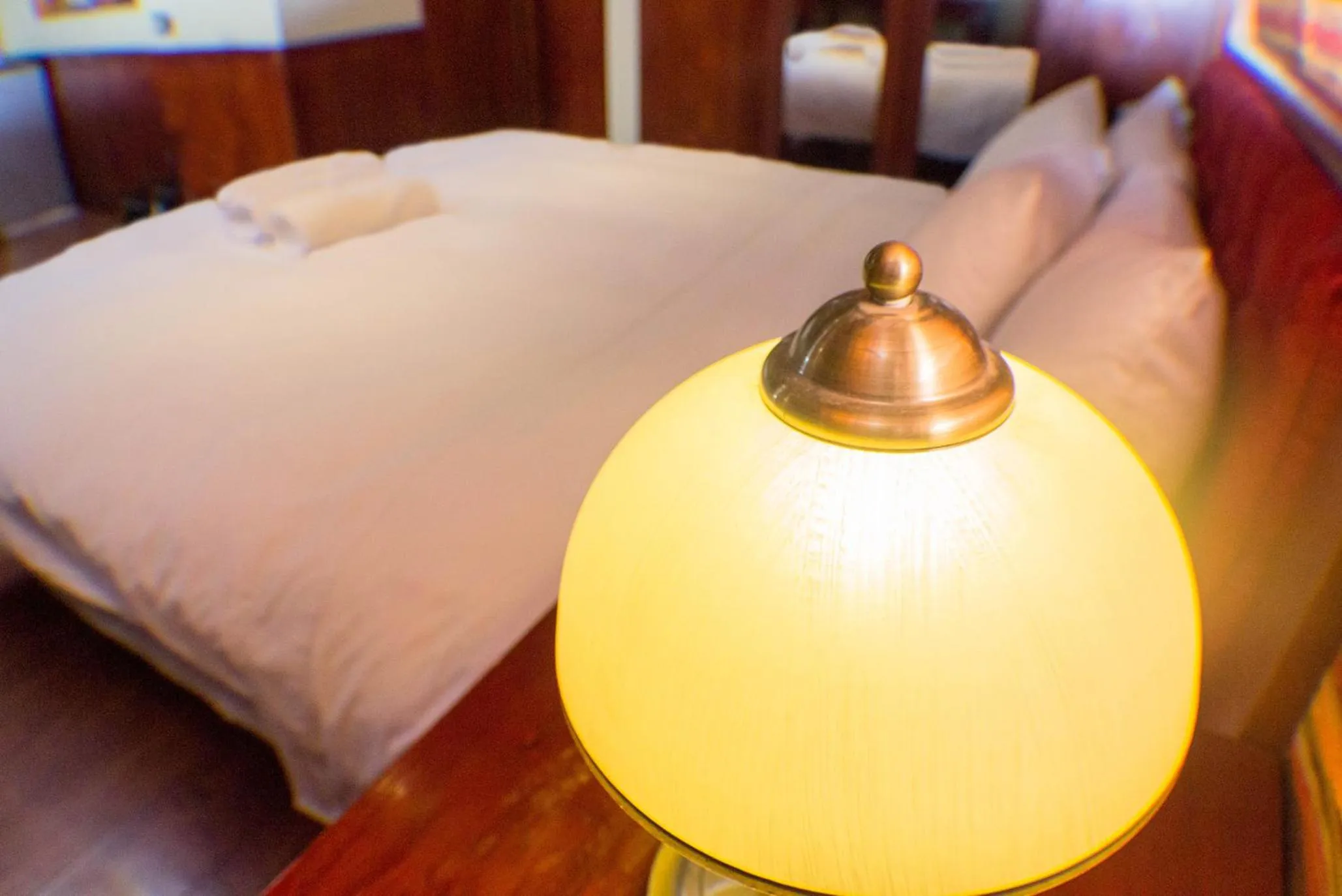 Bed in Hotel Waynapicchu