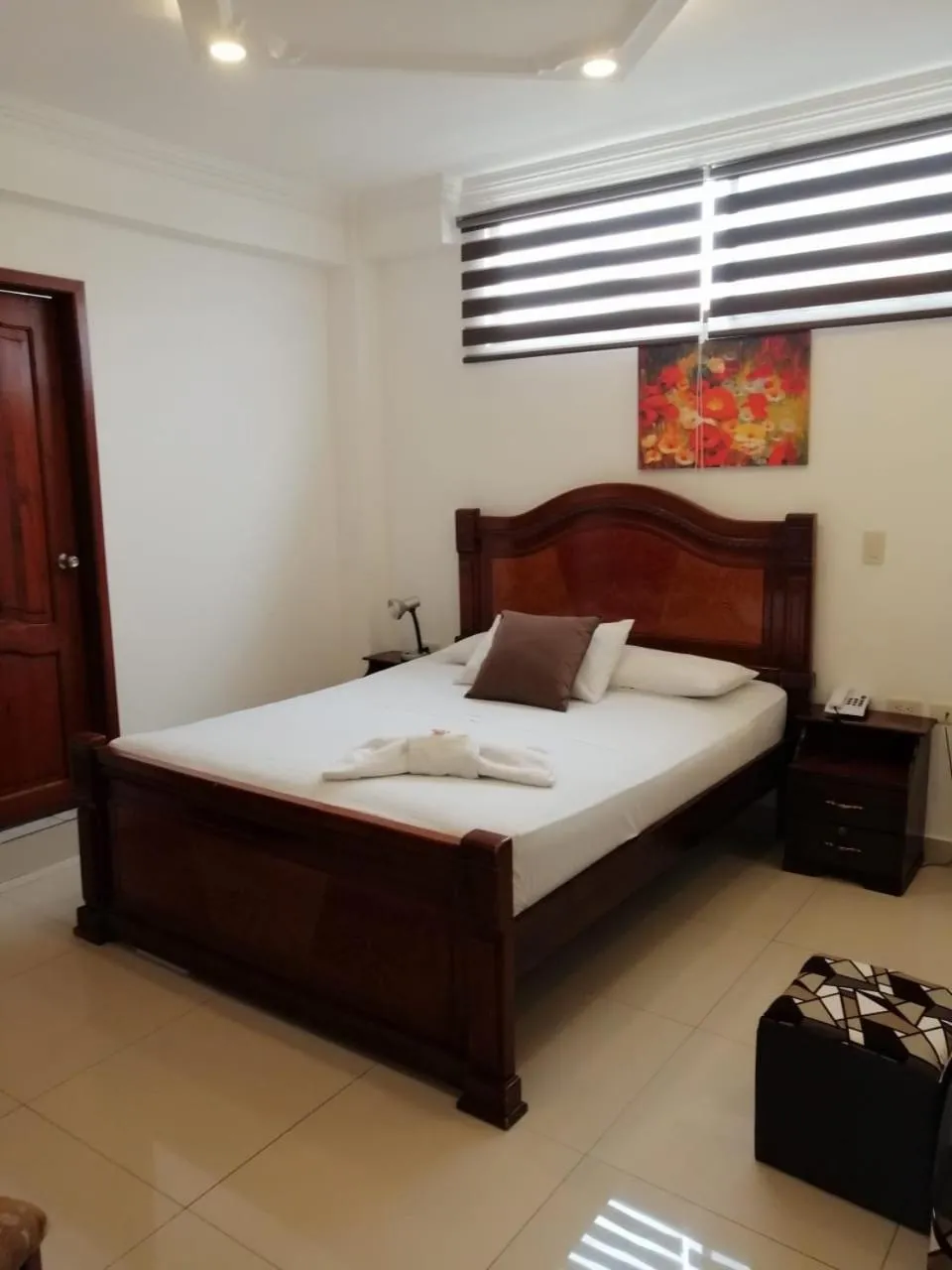 Bed in Hostal Perla Real Inn