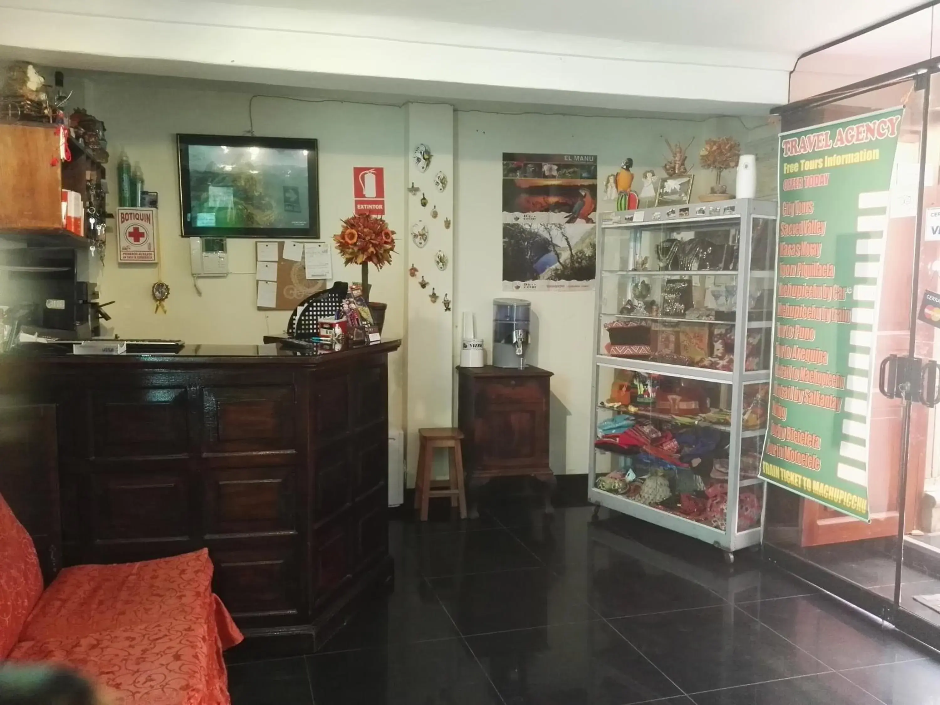Lobby or reception in Hatun Quilla Lobby or reception in Hatun Quilla