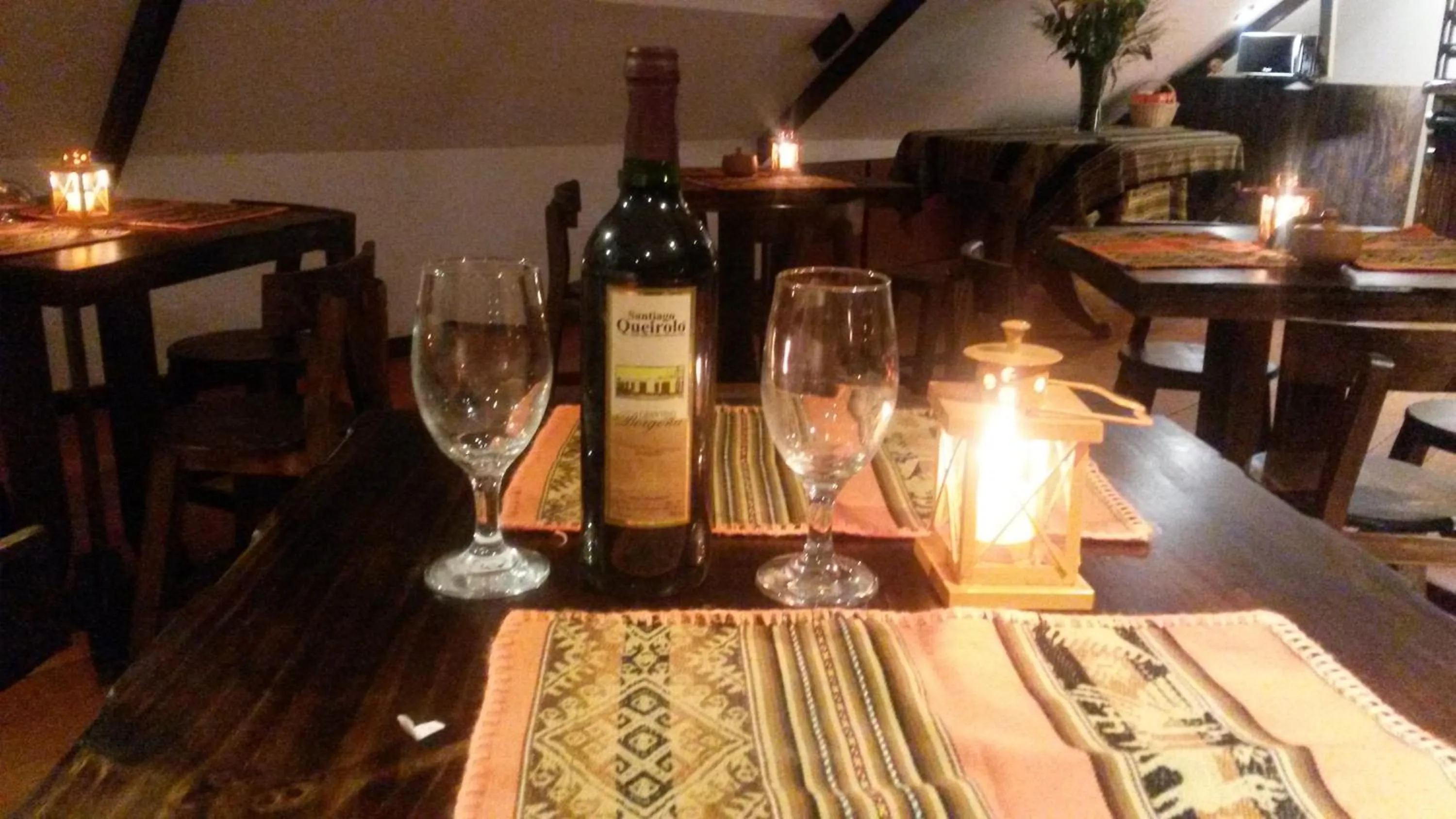 Dining area in Hatun Quilla