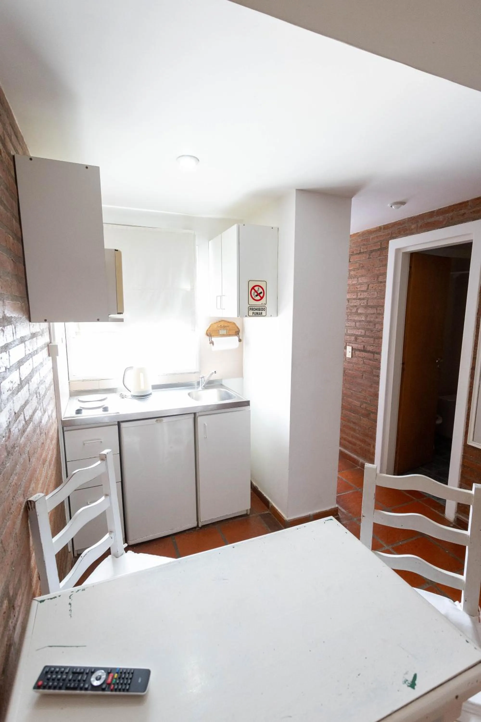 Kitchen or kitchenette, Bed in Los Tulipanes Apart de Mar