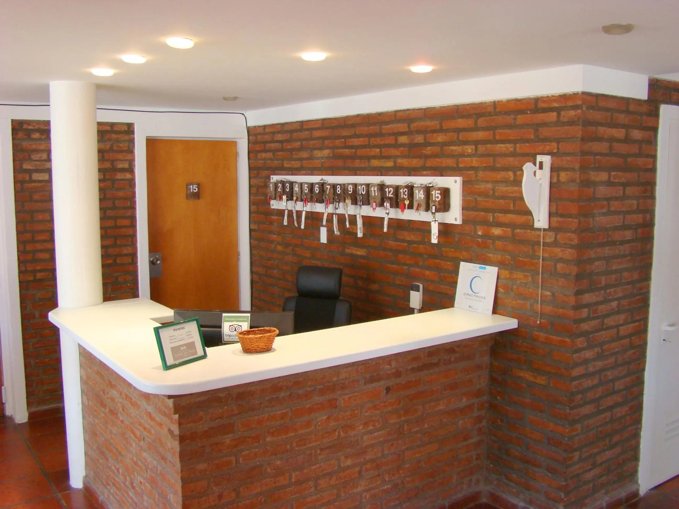Lobby or reception in Los Tulipanes Apart de Mar