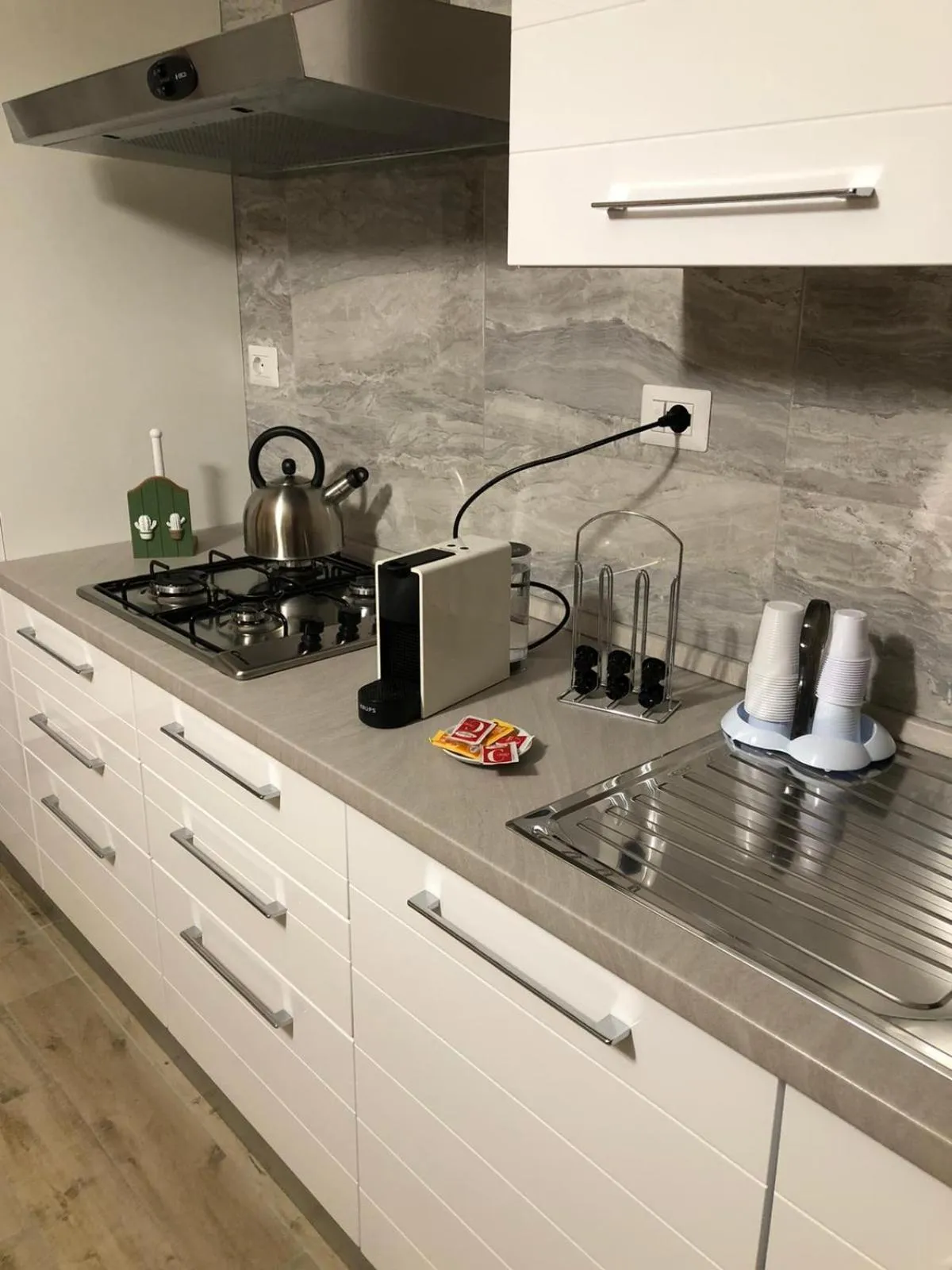 Communal kitchen in B&B IL CAVALIERE