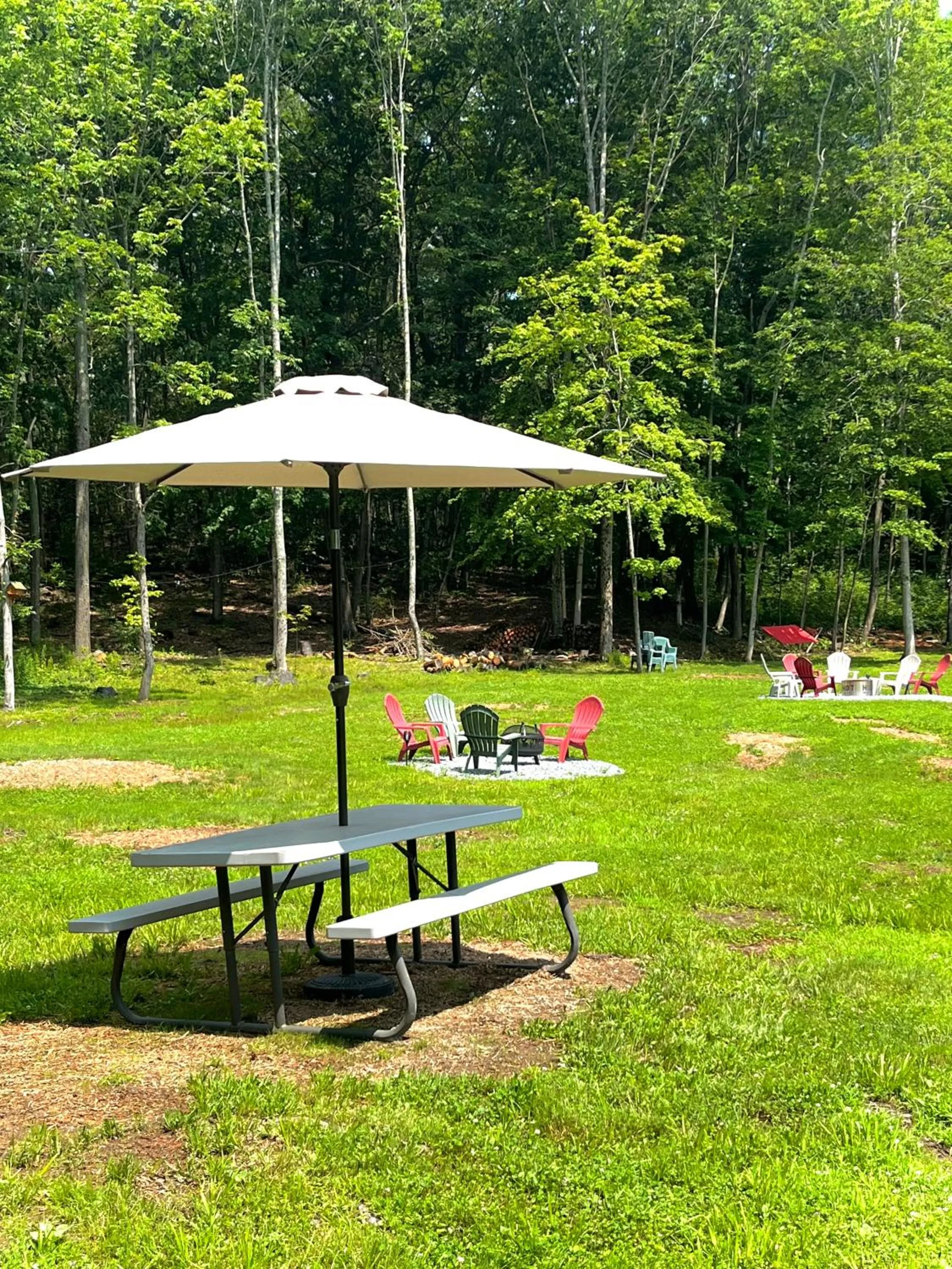 fireplace in Bucksport Inn