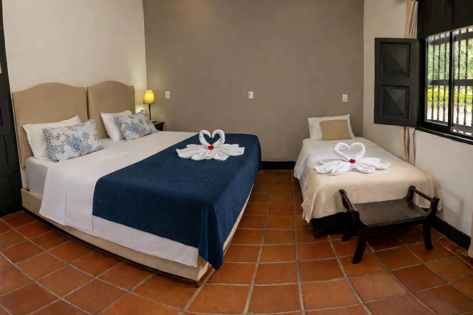 Bed in Hotel Hacienda Supracafe